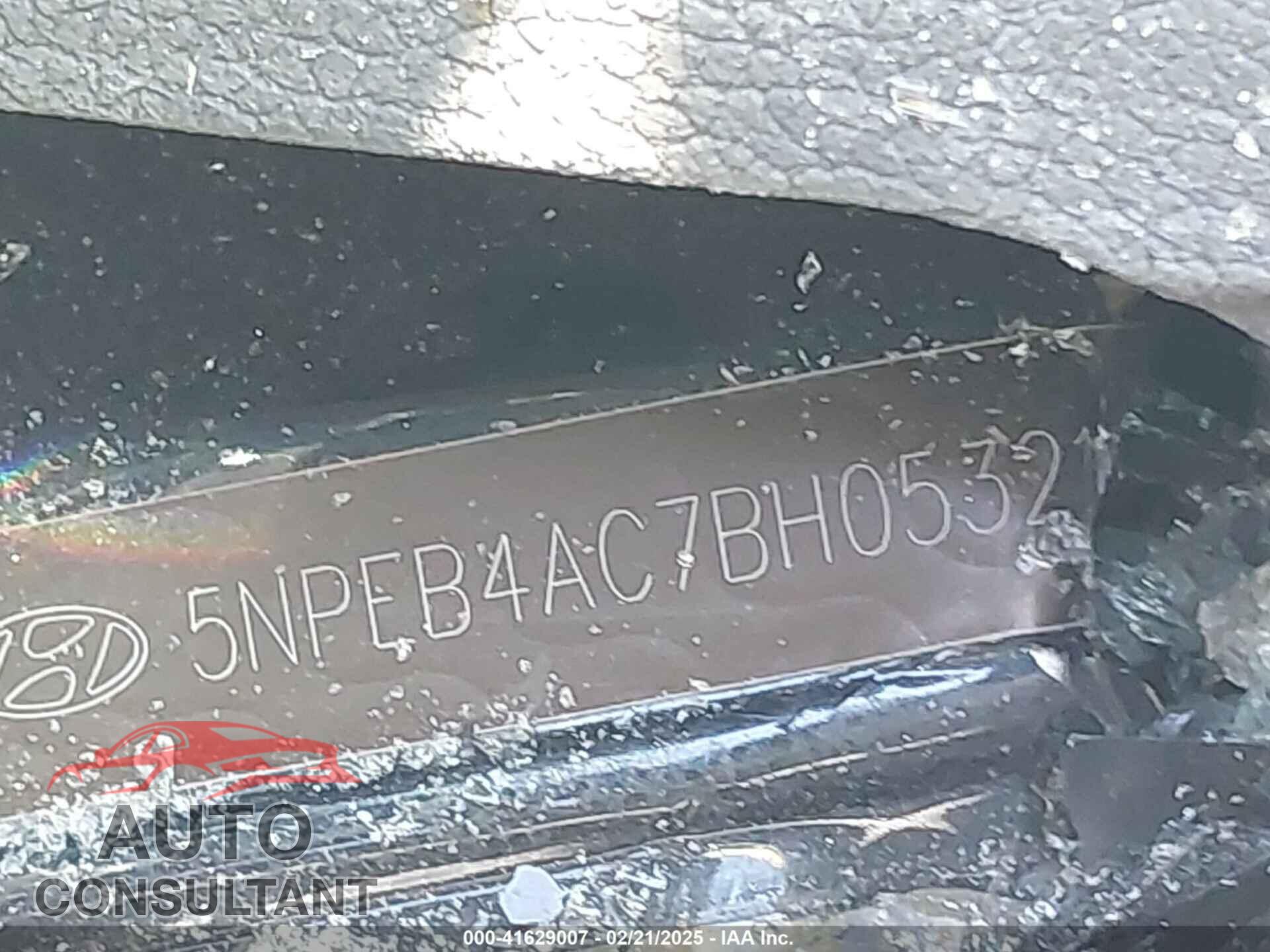 HYUNDAI SONATA 2011 - 5NPEB4AC7BH053218