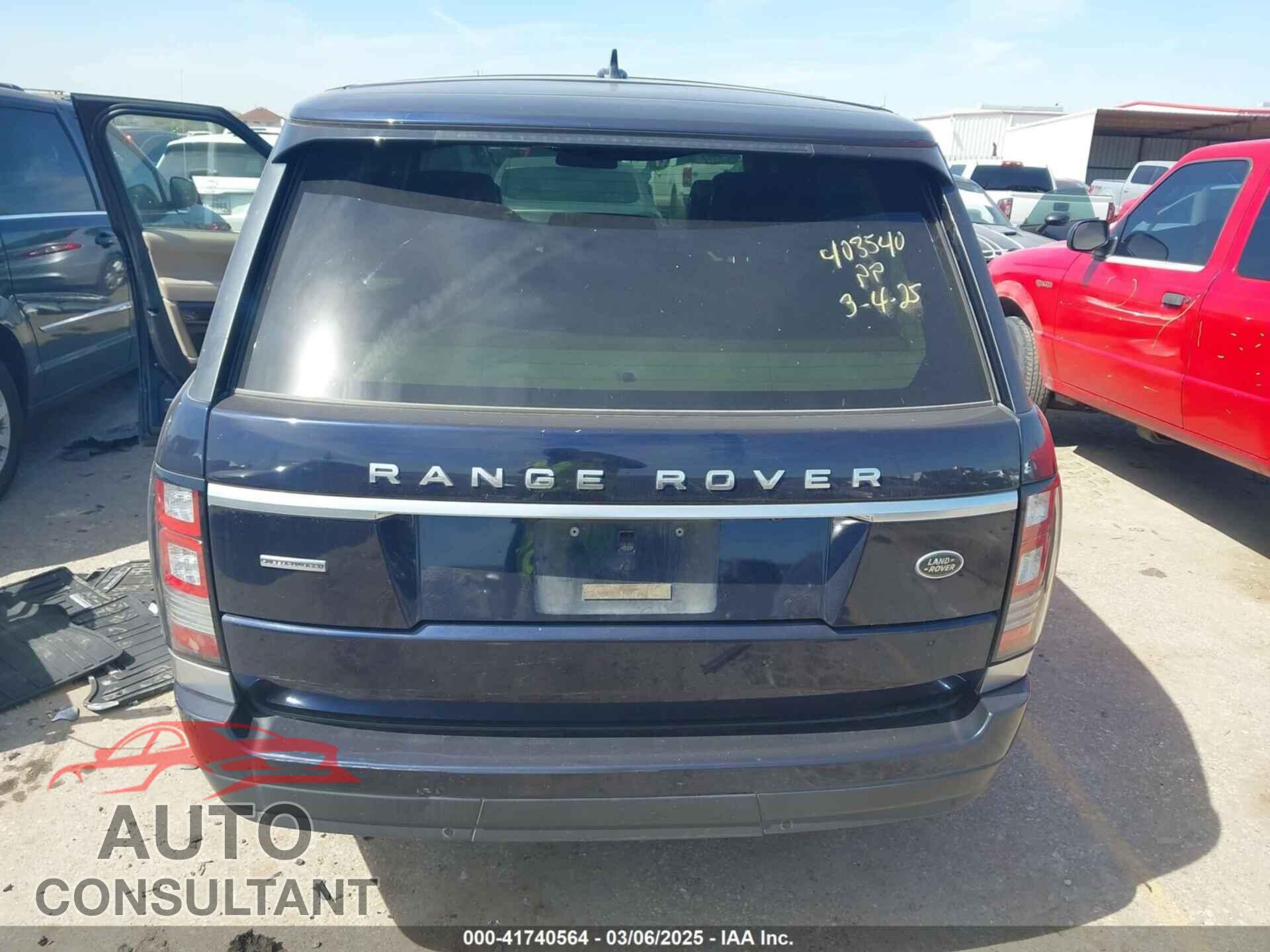 LAND ROVER RANGE ROVER 2015 - SALGS2TF2FA214391