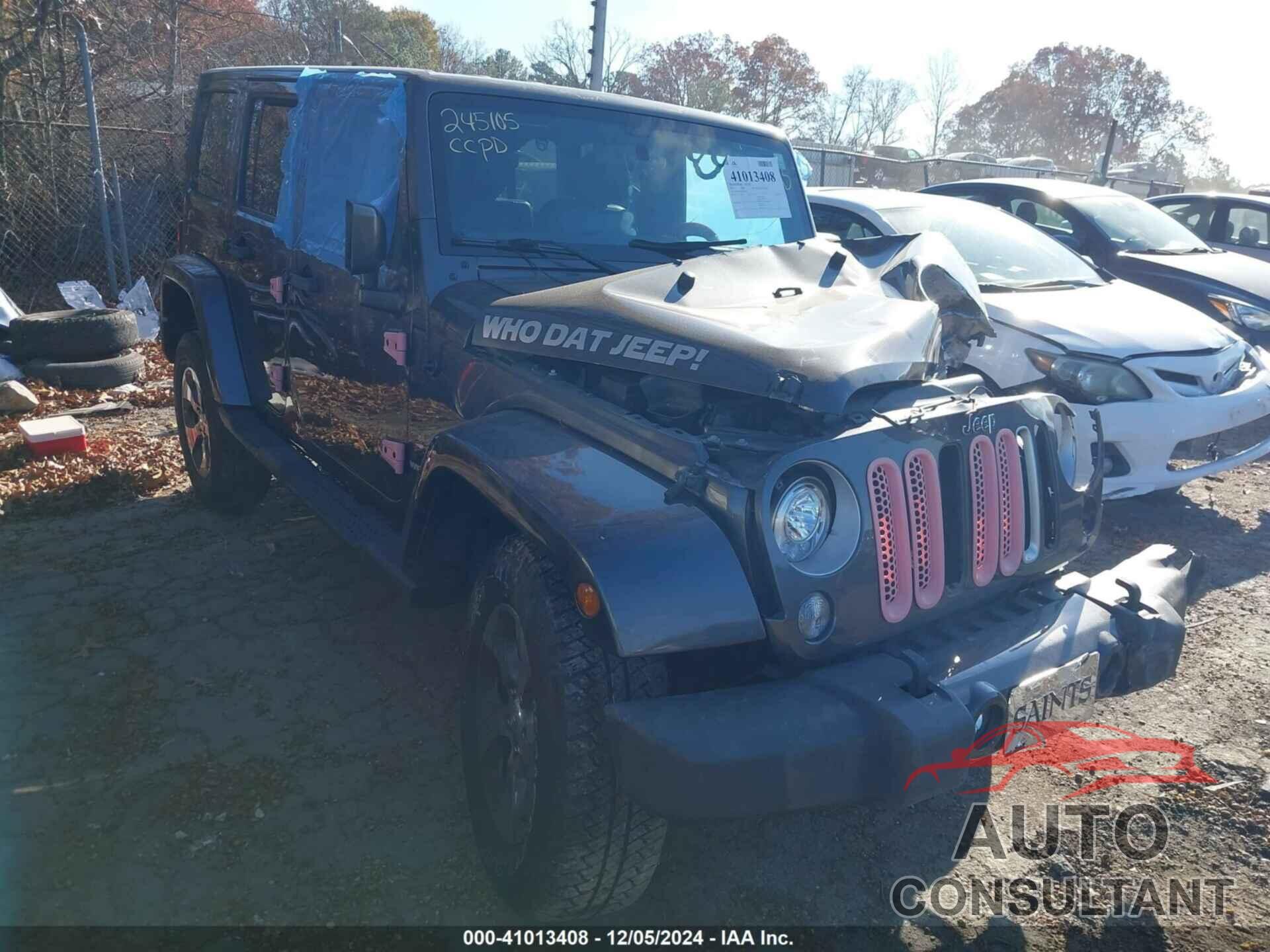 JEEP WRANGLER UNLIMITED 2017 - 1C4BJWEG3HL567733