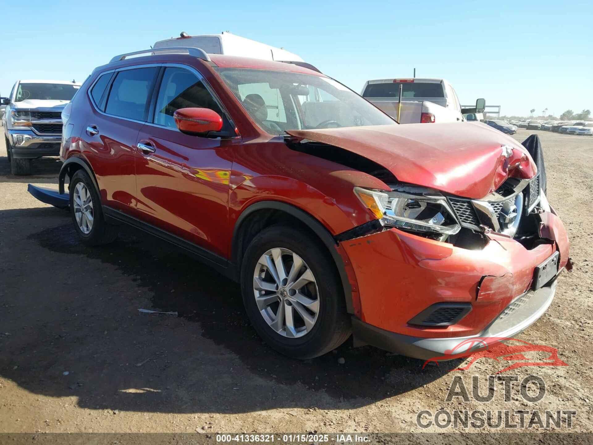 NISSAN ROGUE 2016 - KNMAT2MT6GP711330