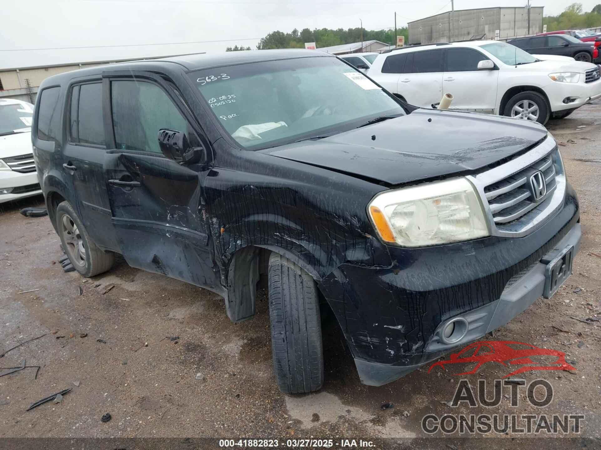 HONDA PILOT 2012 - 5FNYF3H4XCB003827