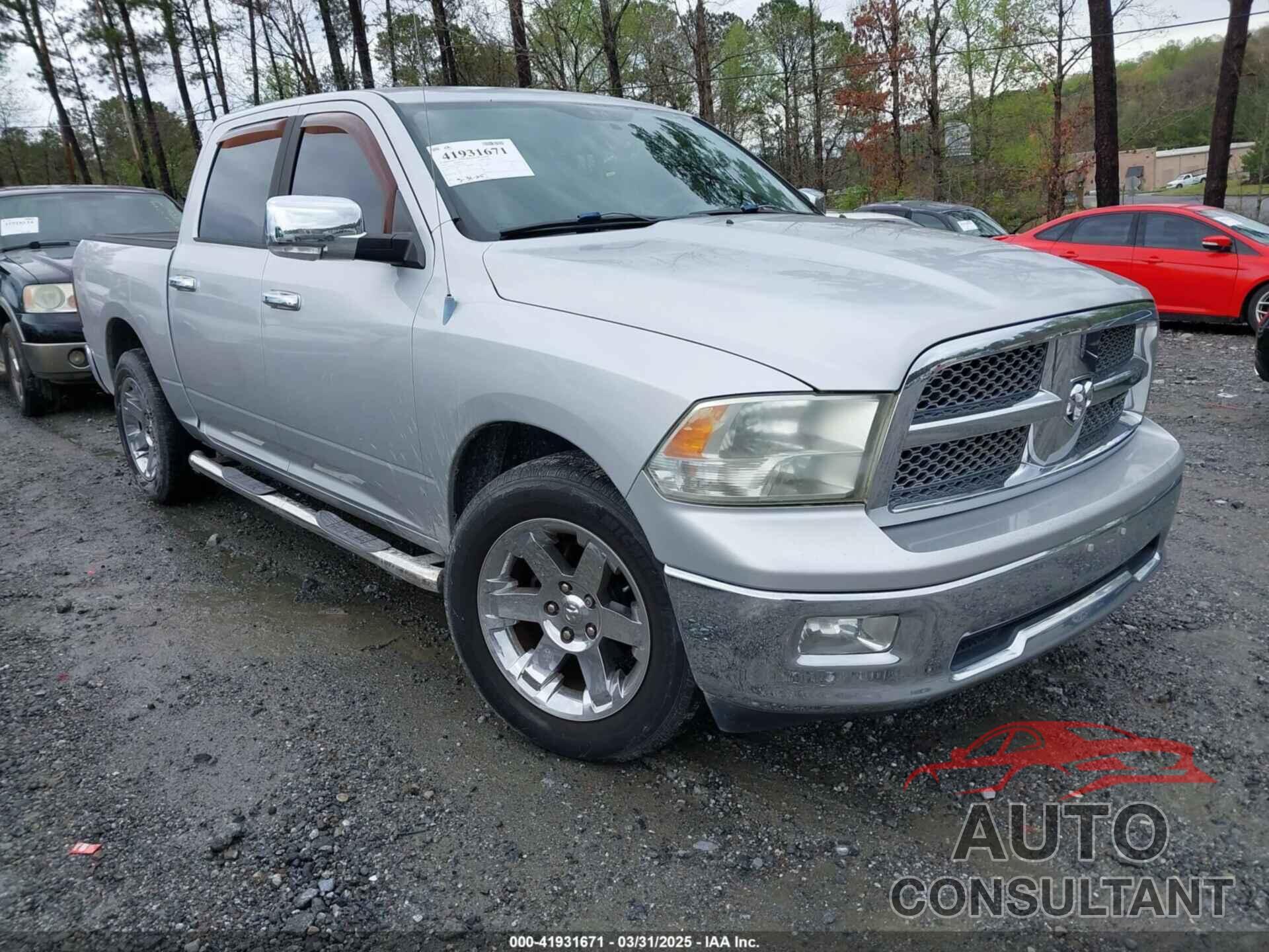 DODGE RAM 1500 2010 - 1D7RB1CT5AS203992