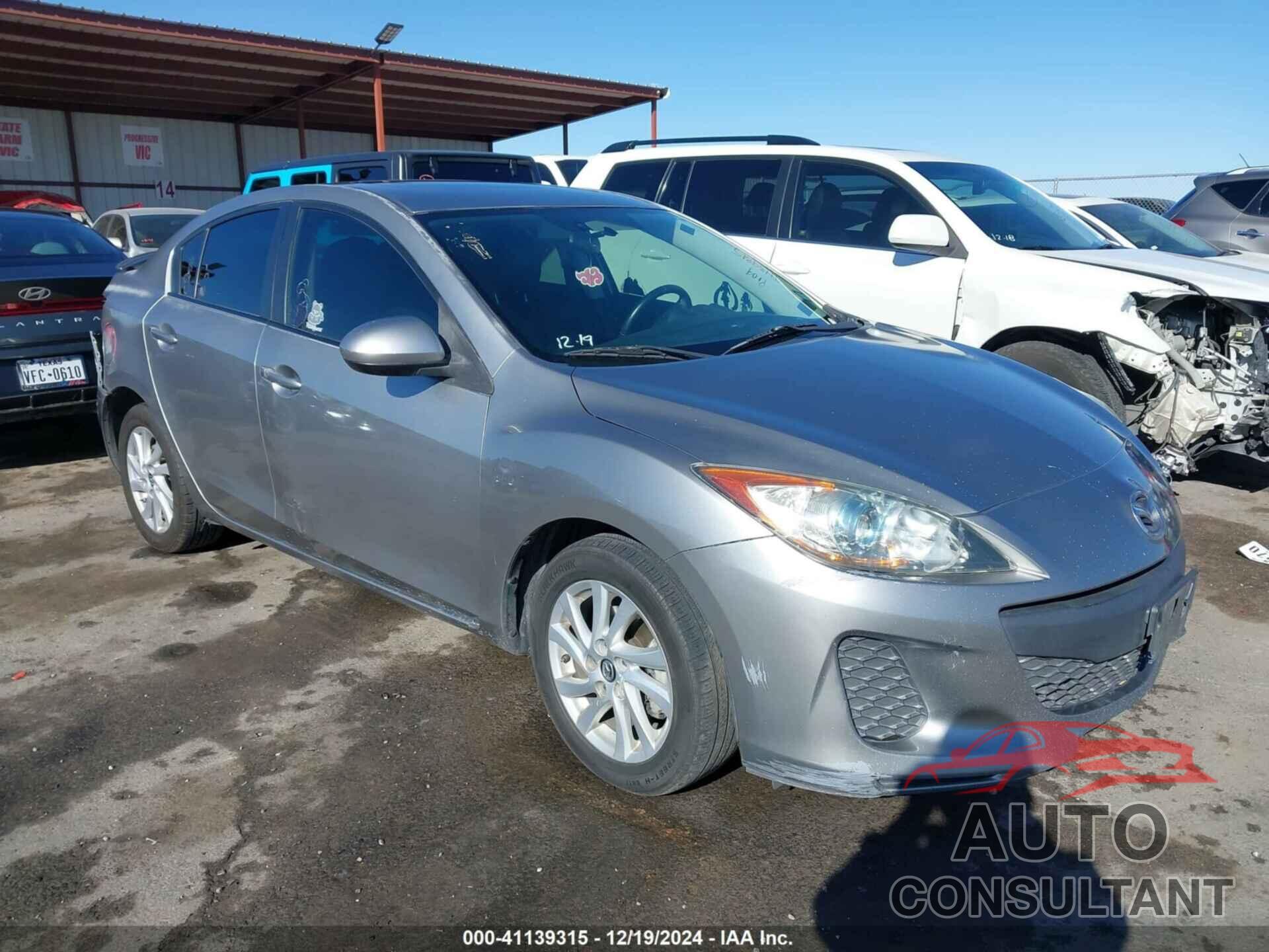 MAZDA MAZDA3 2013 - JM1BL1W70D1784819