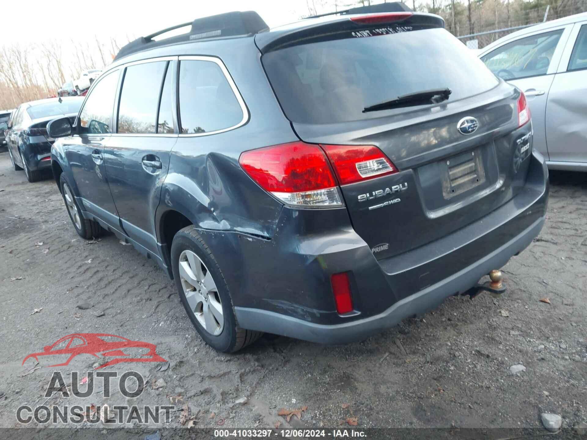 SUBARU OUTBACK 2012 - 4S4BRBCC6C3287357