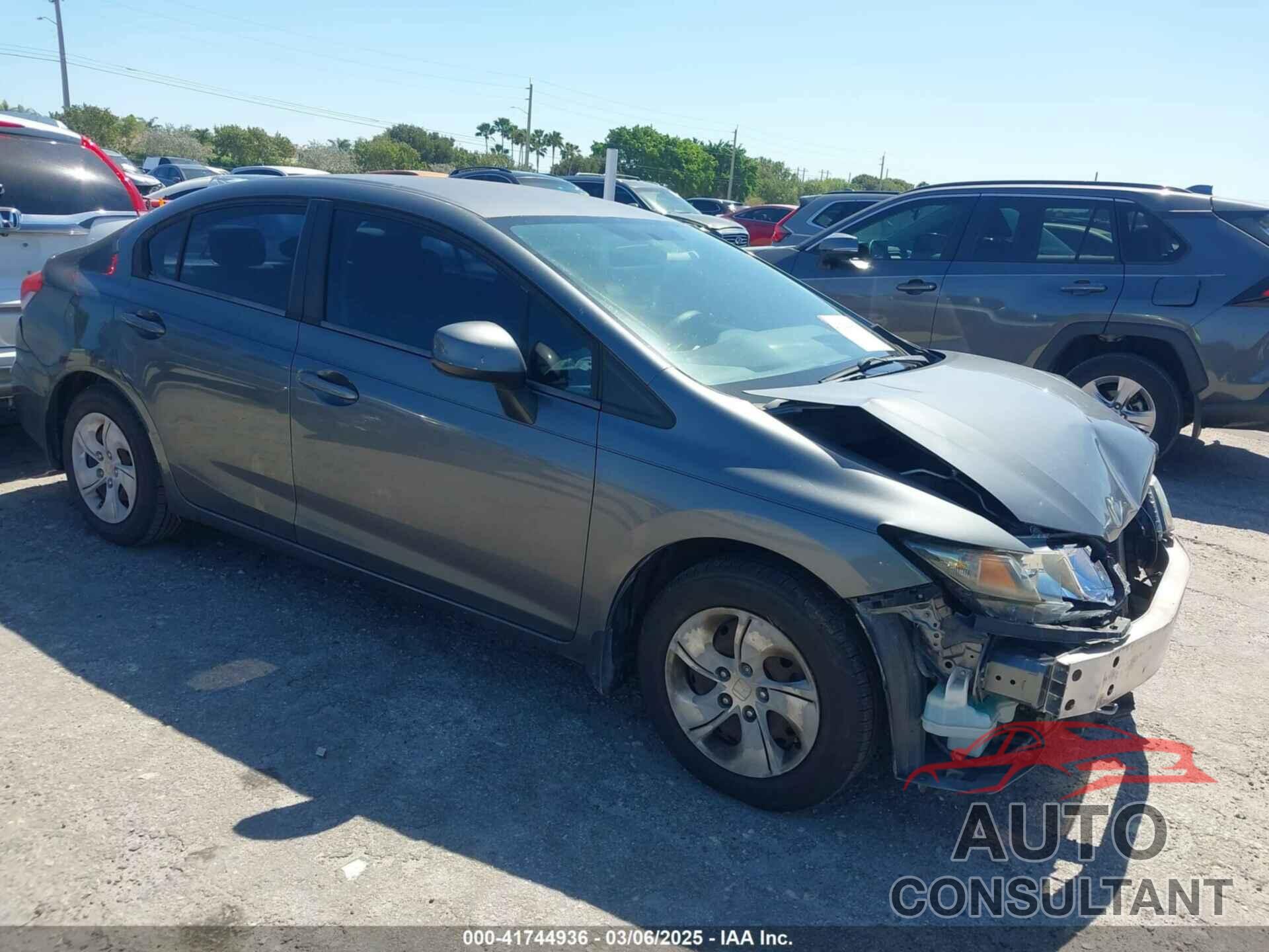 HONDA CIVIC 2013 - 19XFB2F56DE085510