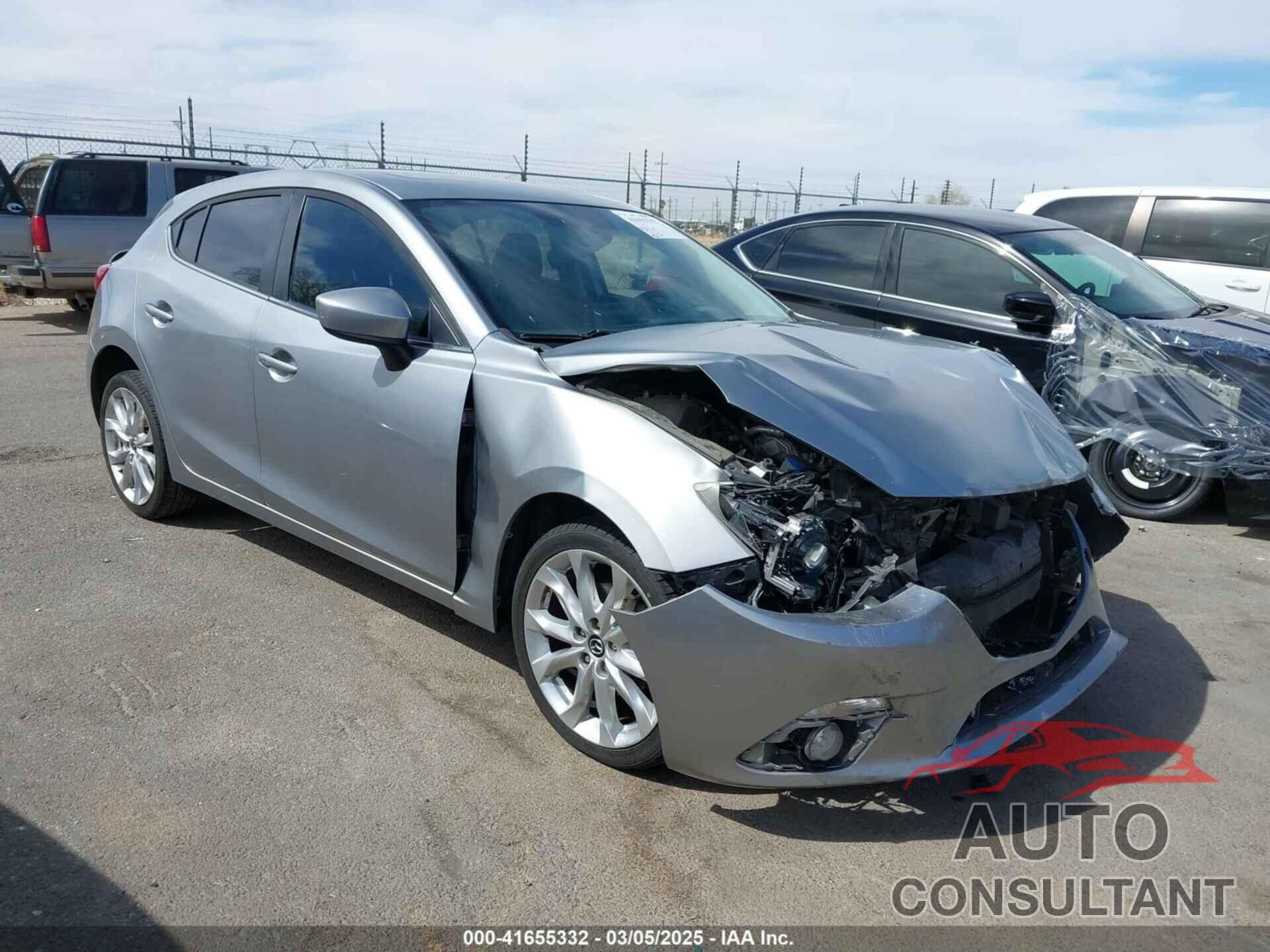 MAZDA MAZDA3 2015 - JM1BM1M38F1256560