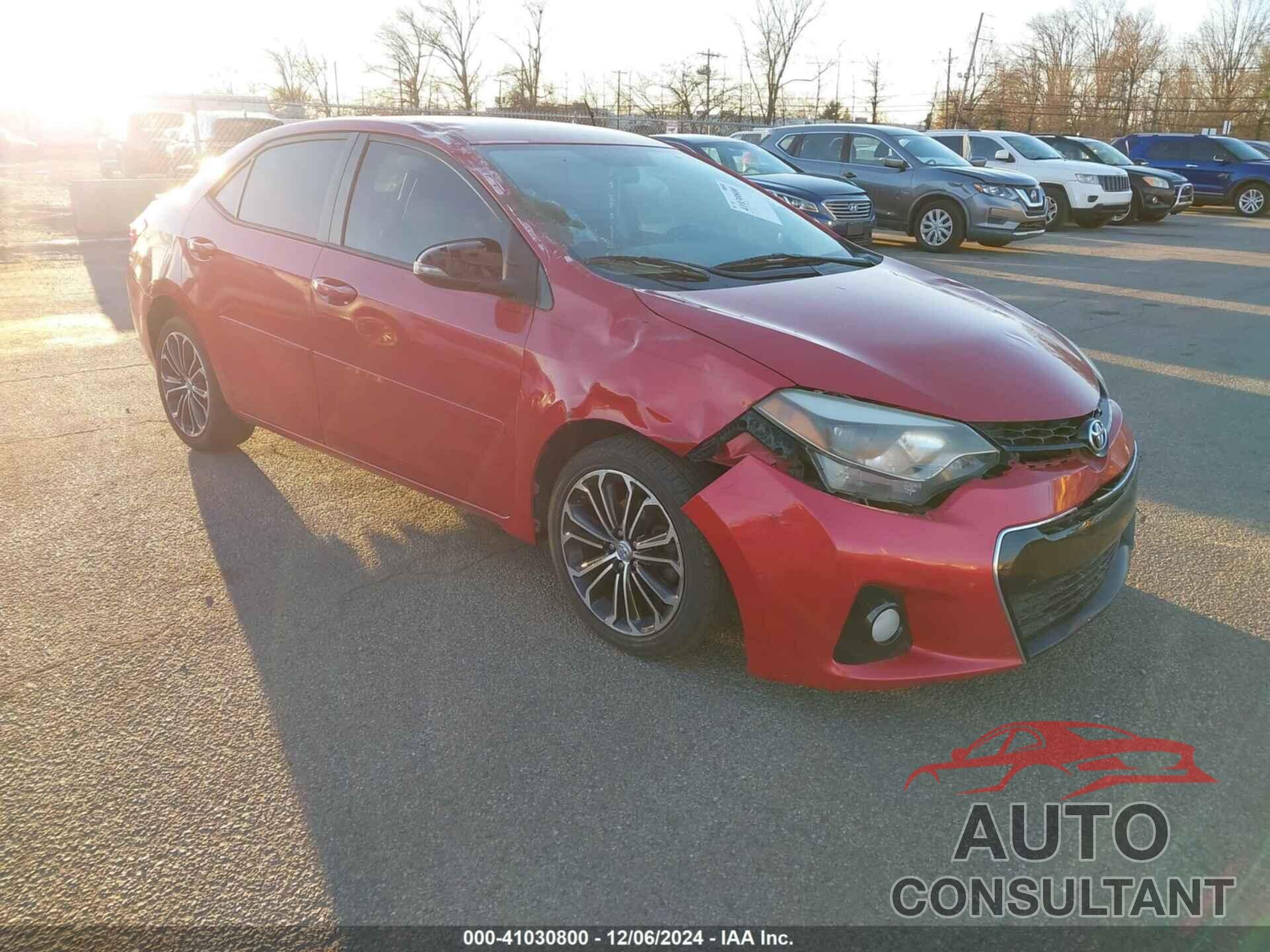 TOYOTA COROLLA 2015 - 5YFBURHEXFP203087