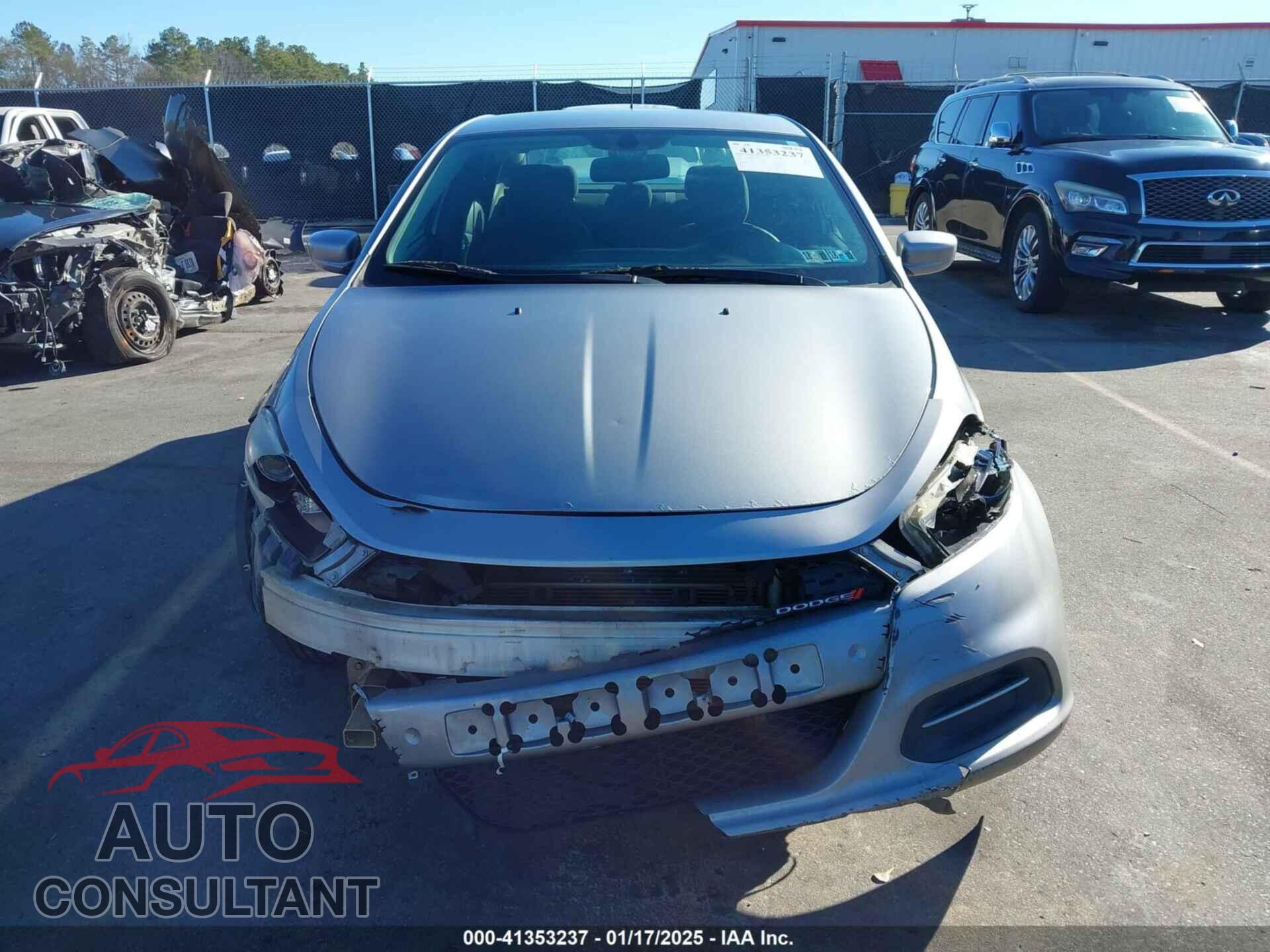 DODGE DART 2015 - 1C3CDFBB2FD374263