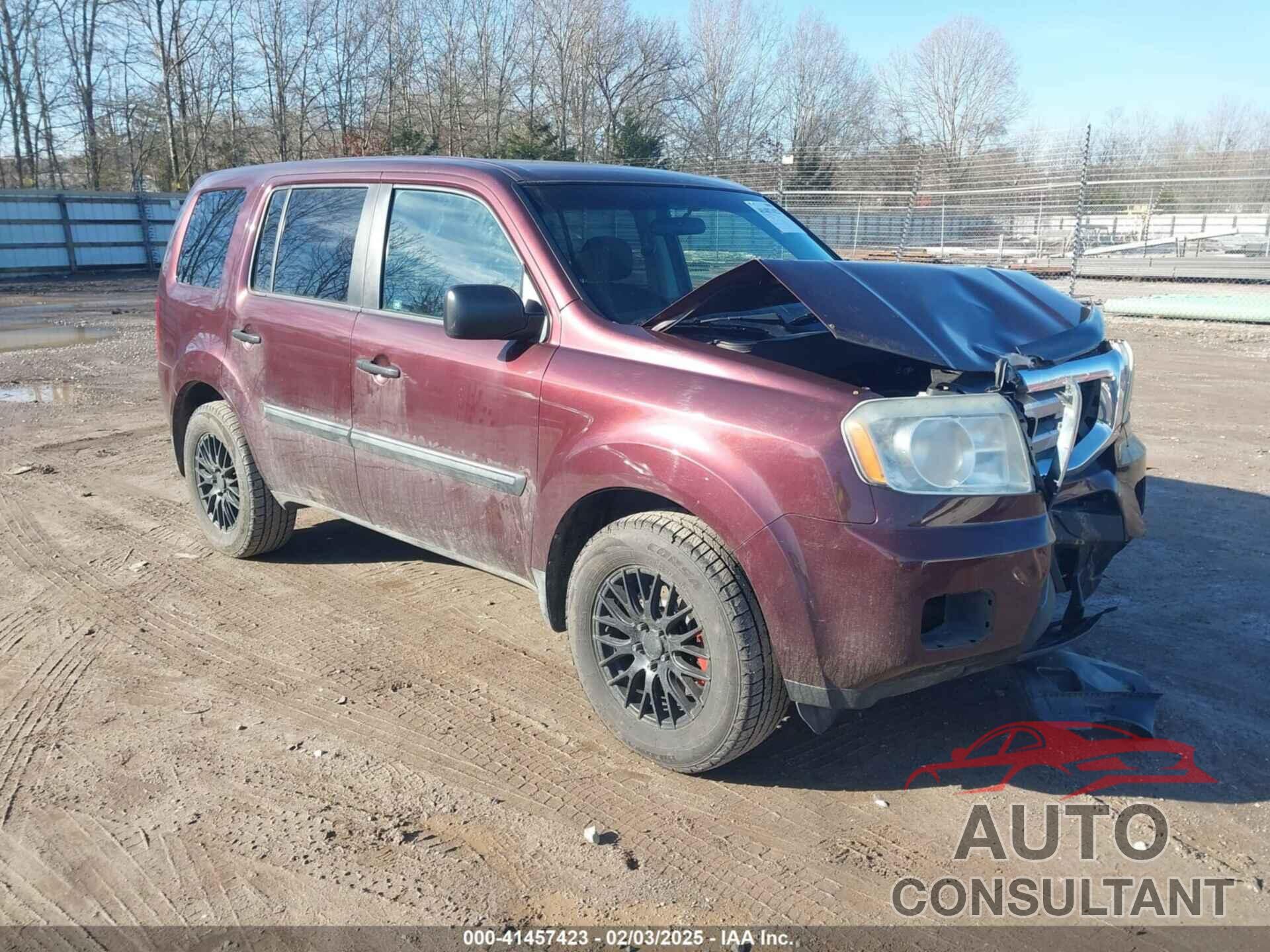 HONDA PILOT 2011 - 5FNYF4H22BB059800