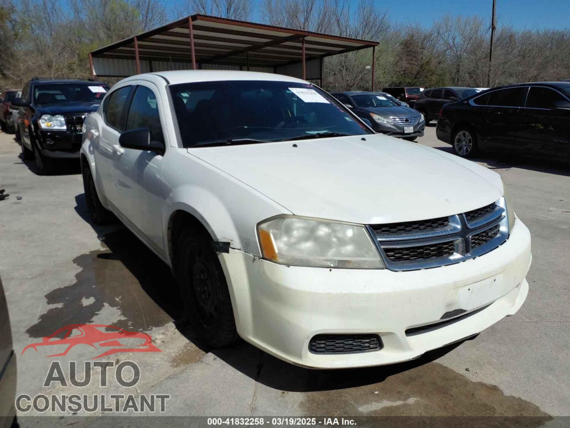 DODGE AVENGER 2011 - 1B3BD4FBXBN501370