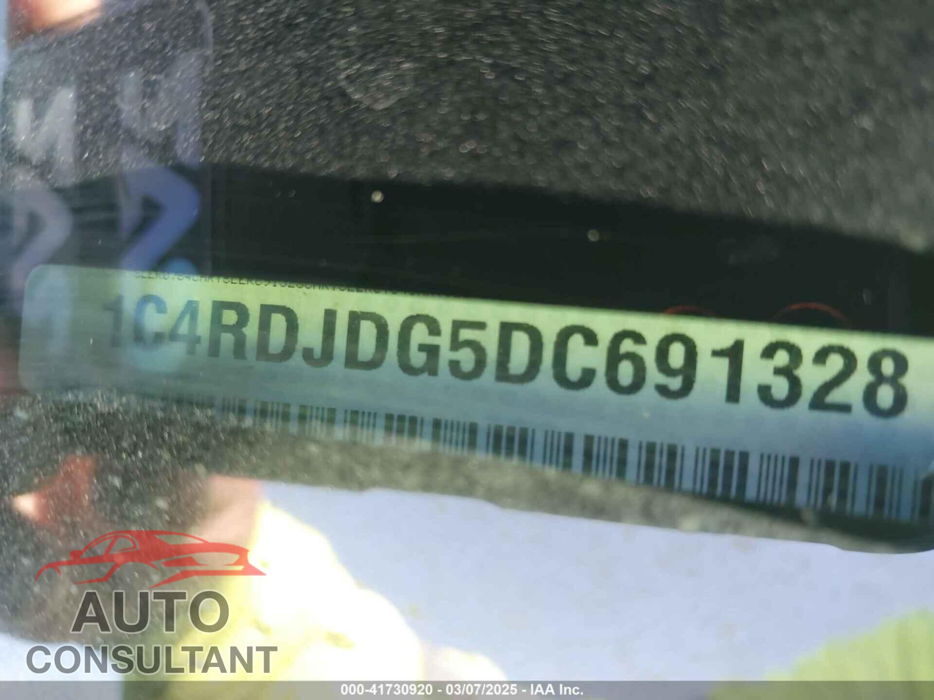 DODGE DURANGO 2013 - 1C4RDJDG5DC691328