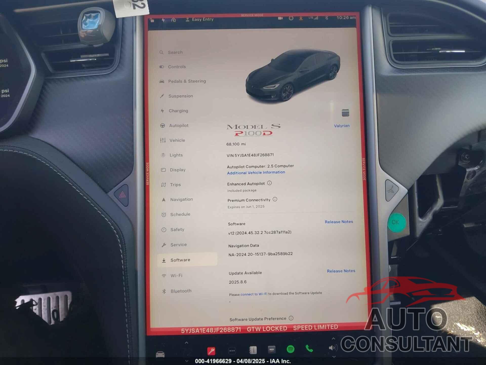 TESLA MODEL S 2018 - 5YJSA1E48JF268871