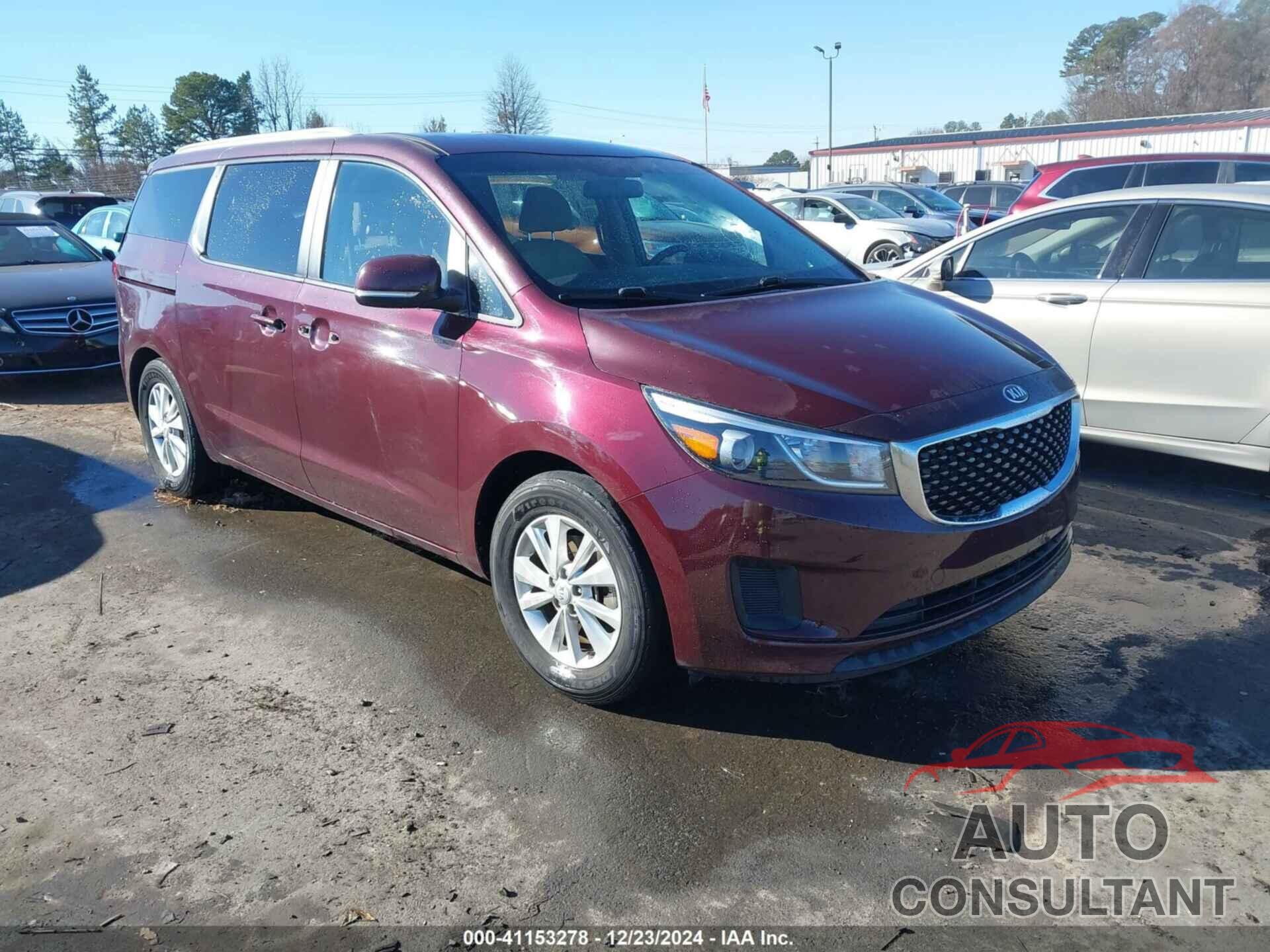 KIA SEDONA 2015 - KNDMB5C19F6052133