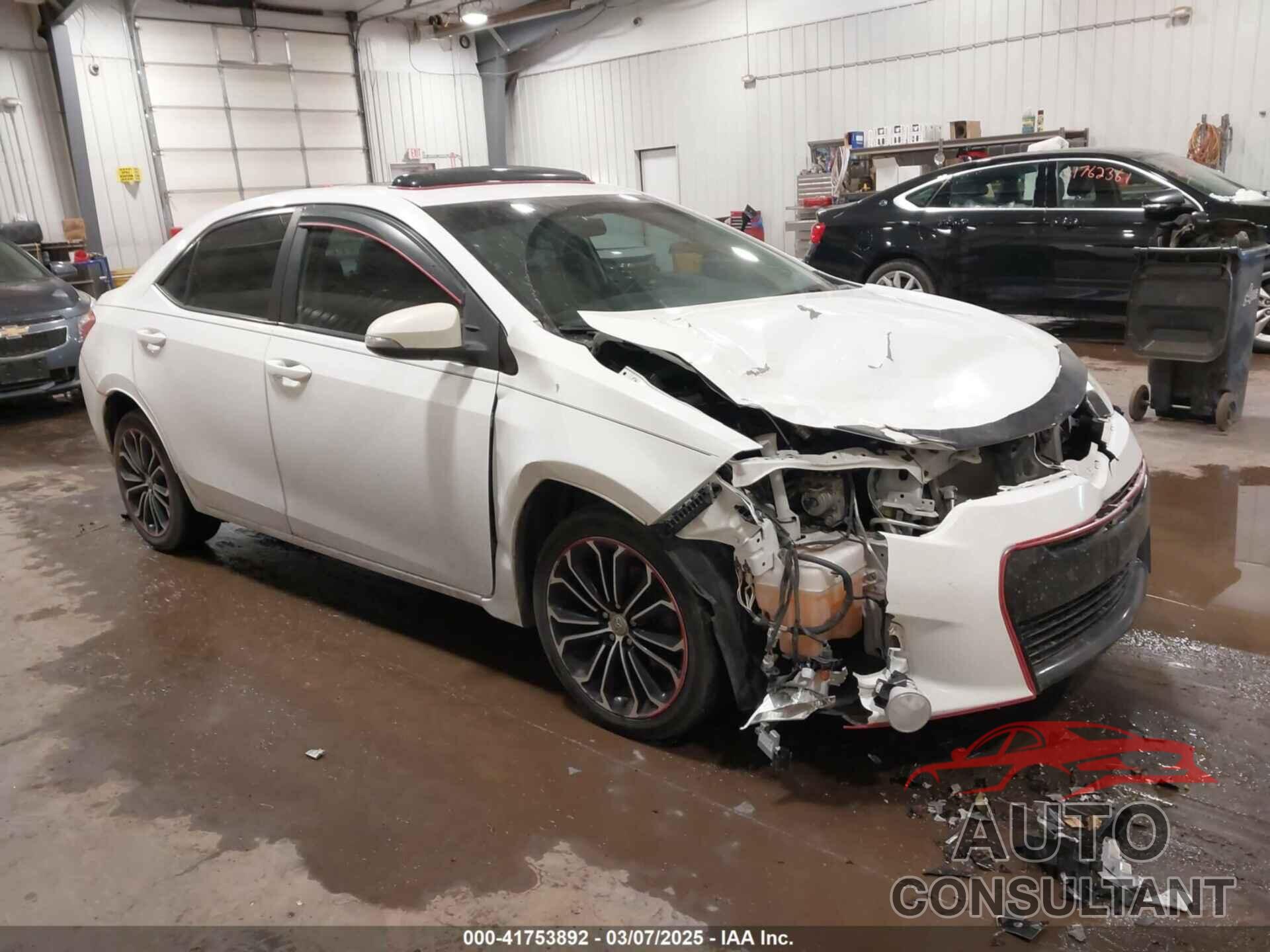 TOYOTA COROLLA 2016 - 2T1BURHE4GC567779