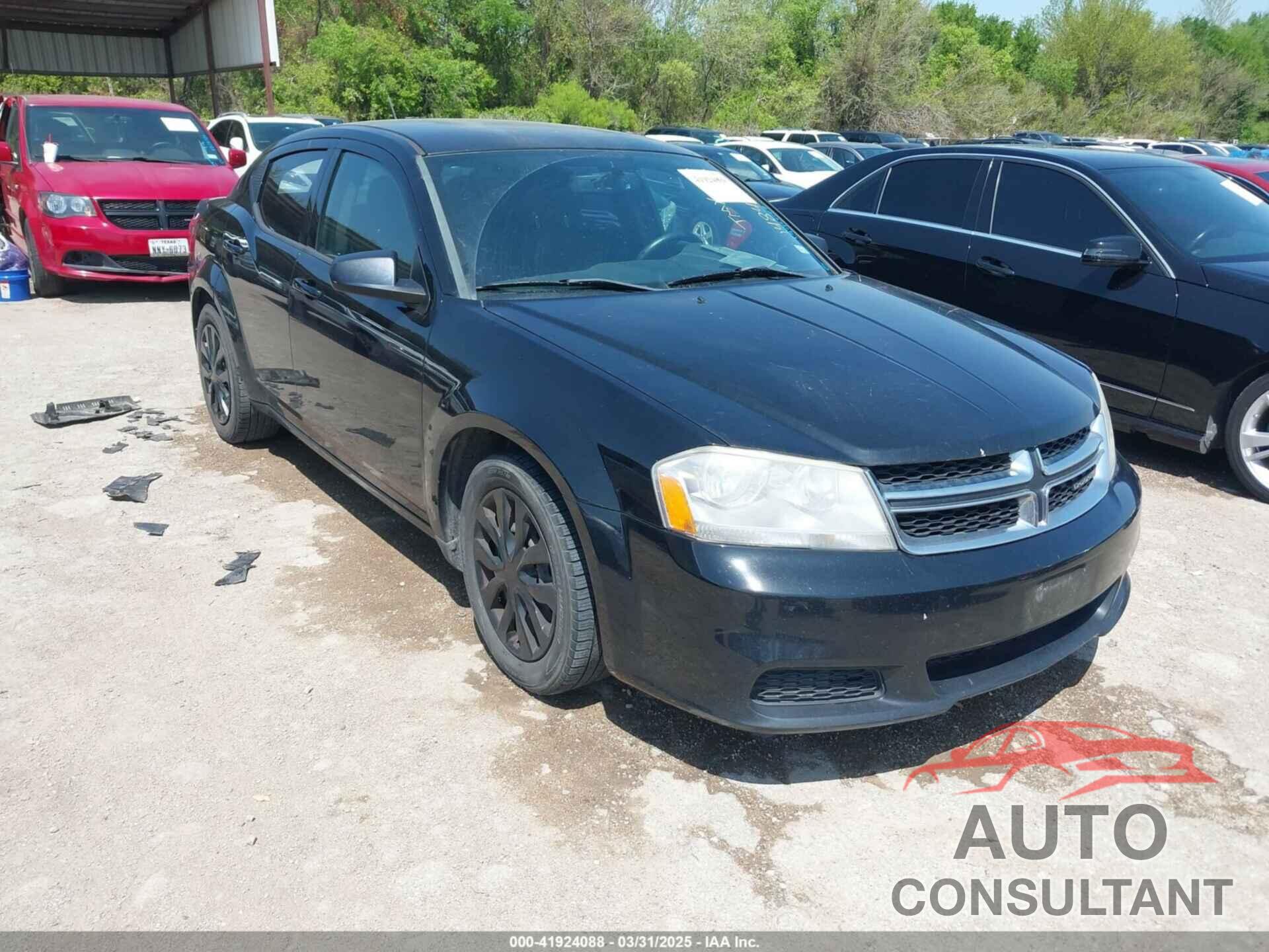 DODGE AVENGER 2014 - 1C3CDZABXEN148452