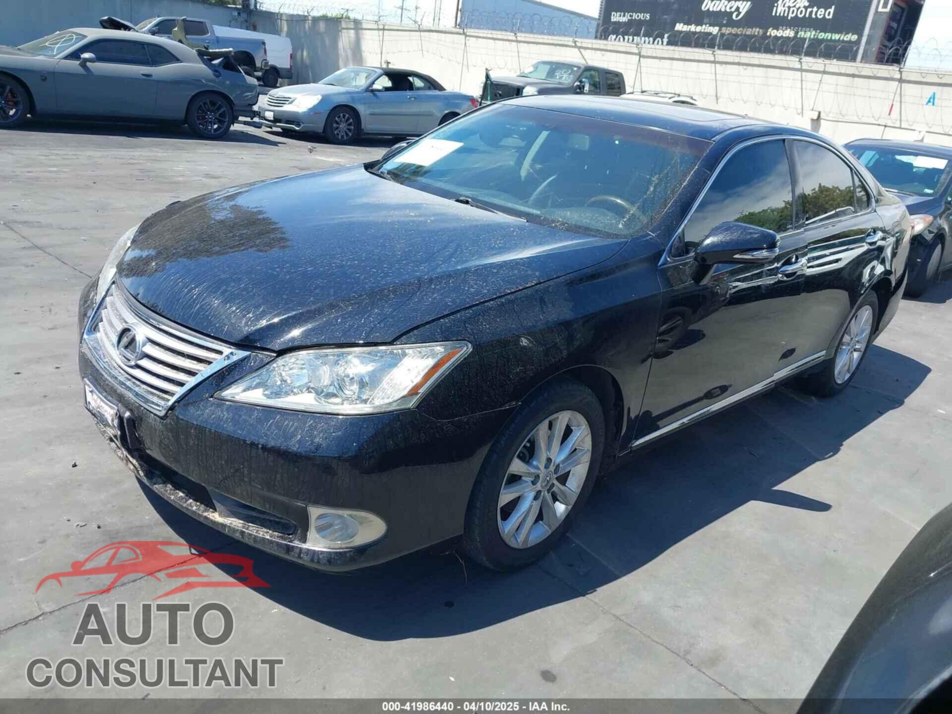 LEXUS ES 350 2012 - JTHBK1EGXC2510541