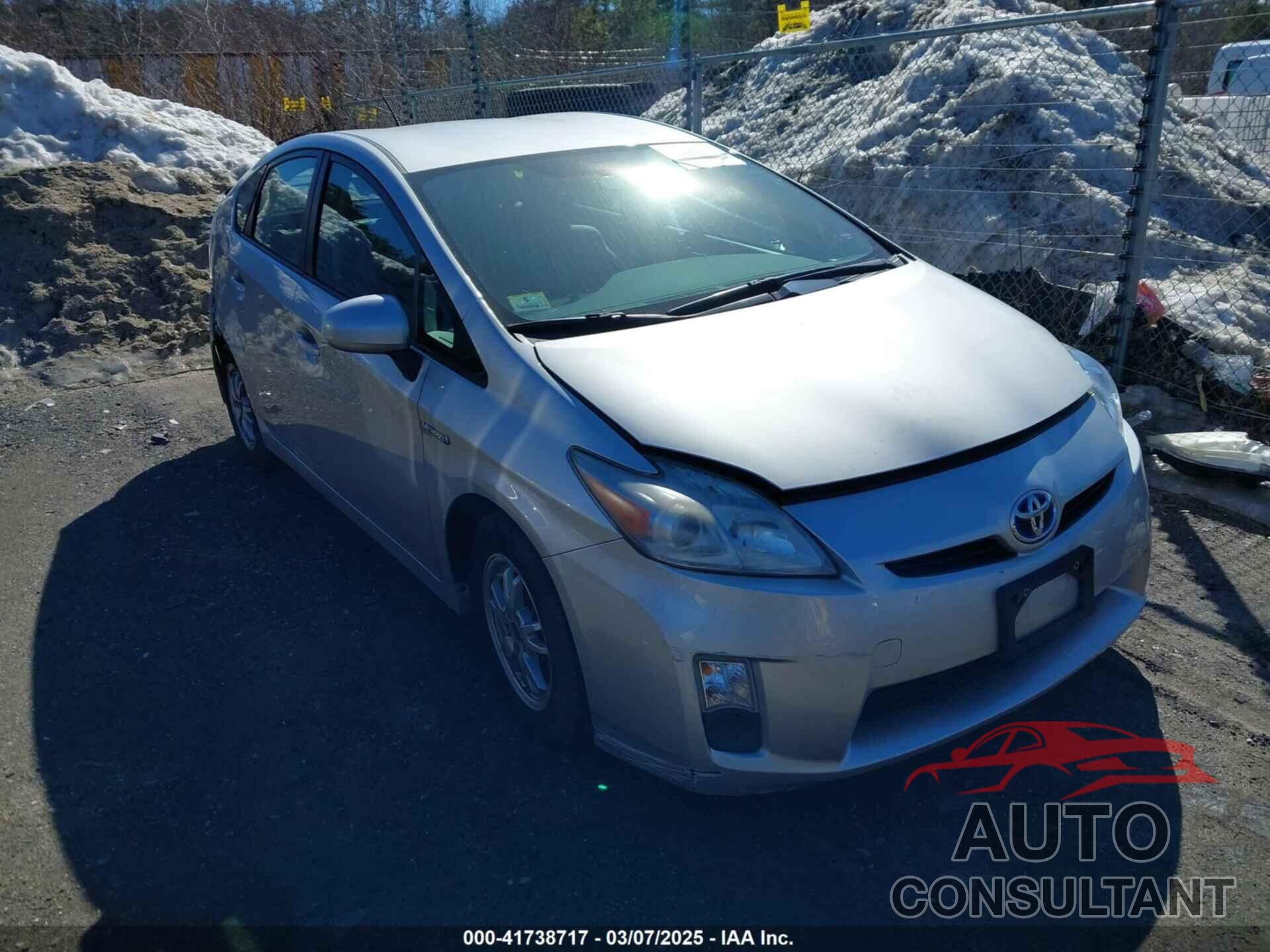 TOYOTA PRIUS 2011 - JTDKN3DUXB0302083