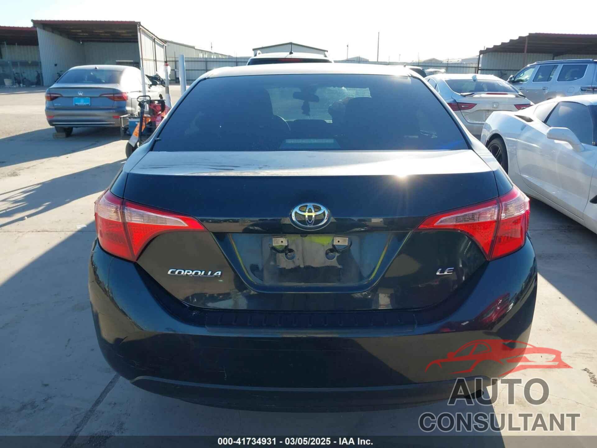 TOYOTA COROLLA 2019 - 5YFBURHE0KP912699