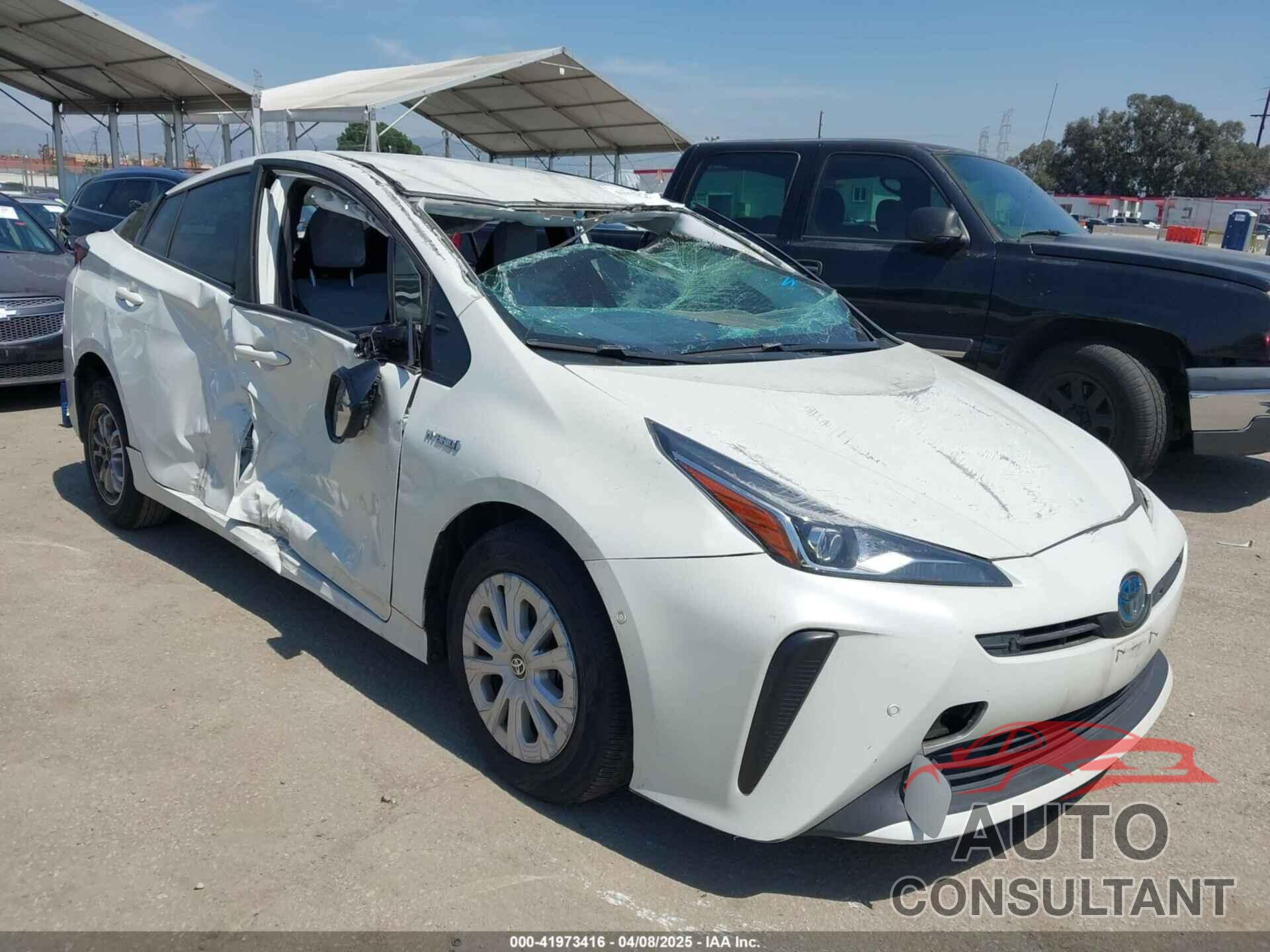 TOYOTA PRIUS 2020 - JTDKARFU3L3107048