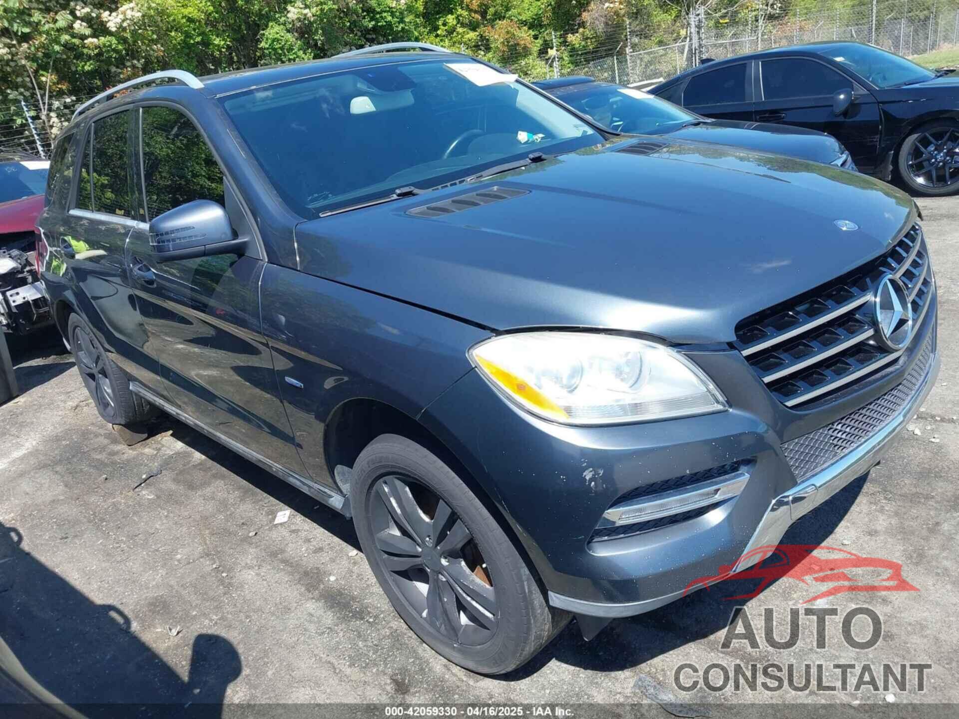MERCEDES-BENZ ML 350 2012 - 4JGDA5HB6CA075264