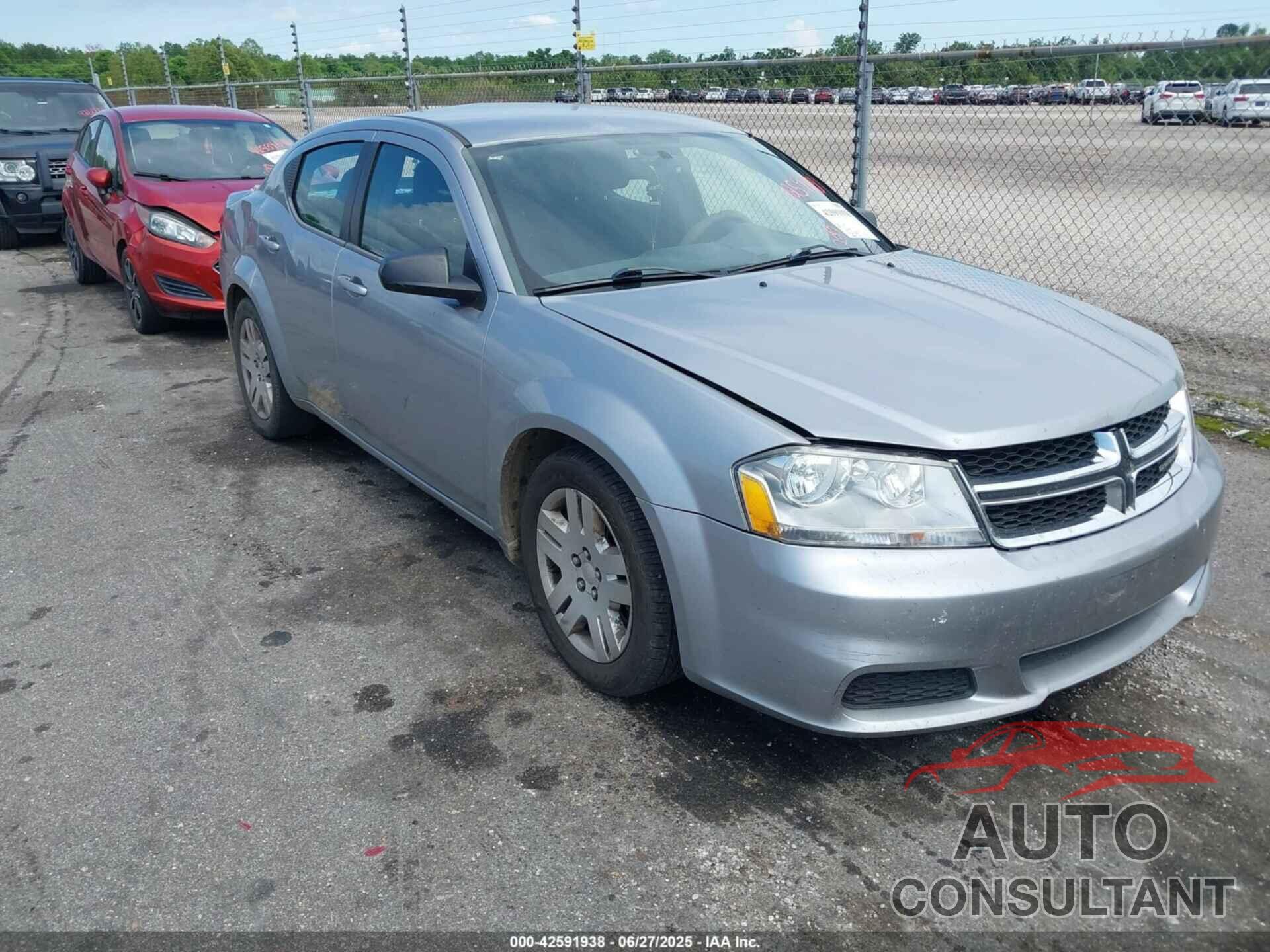 DODGE AVENGER 2013 - 1C3CDZAB2DN702775
