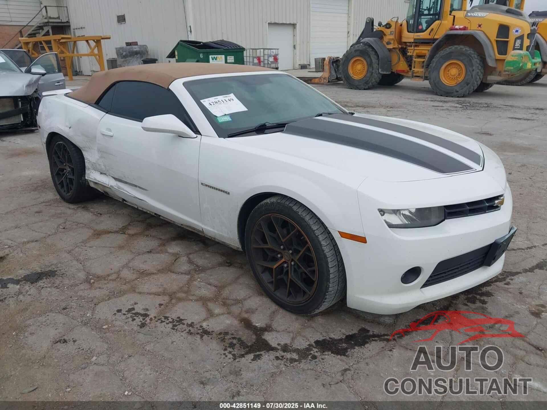 CHEVROLET CAMARO 2015 - 2G1FD3D31F9104251