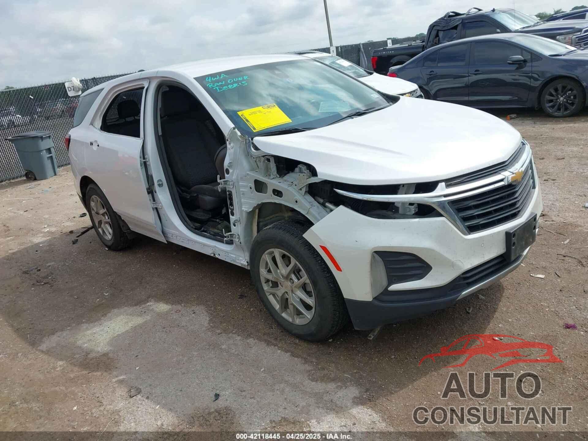 CHEVROLET EQUINOX 2022 - 3GNAXKEV3NL298187