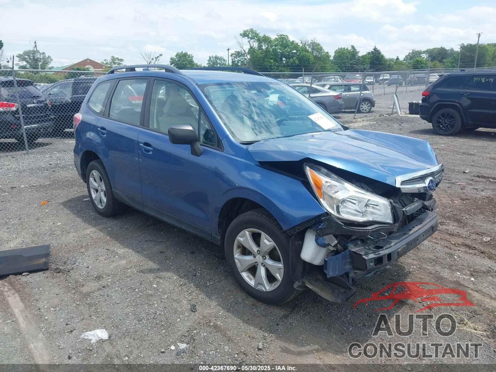 SUBARU FORESTER 2016 - JF2SJABC9GH427743