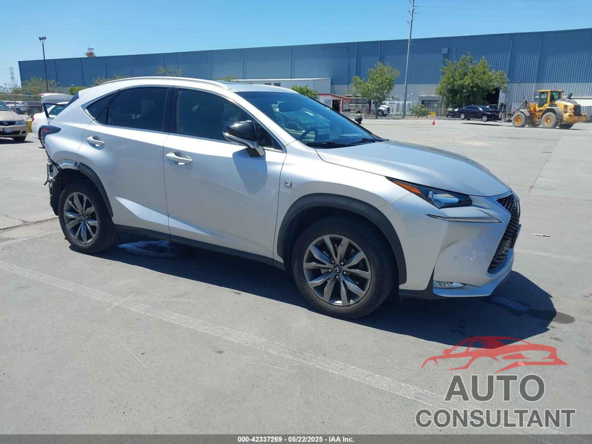LEXUS NX 200T 2016 - JTJYARBZ2G2027177