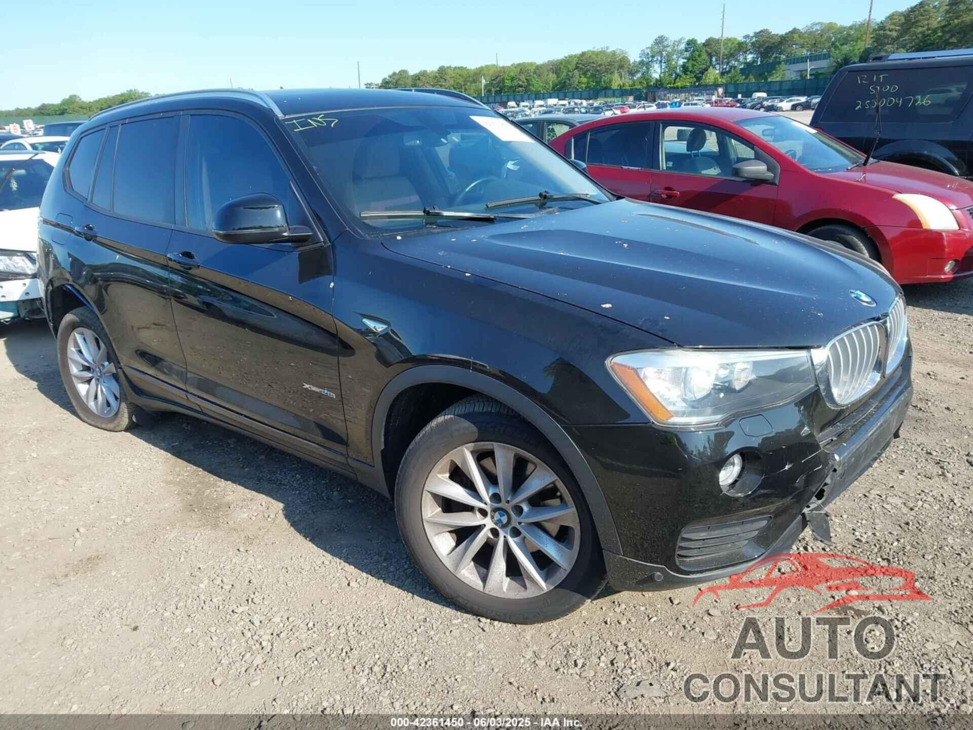 BMW X3 2016 - 5UXWX9C53G0D64300