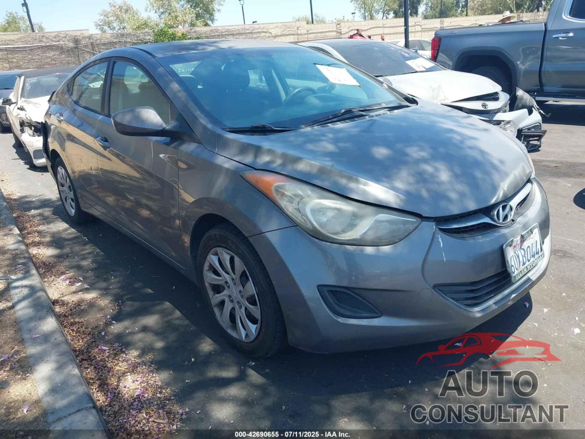 HYUNDAI ELANTRA 2012 - 5NPDH4AEXCH150720