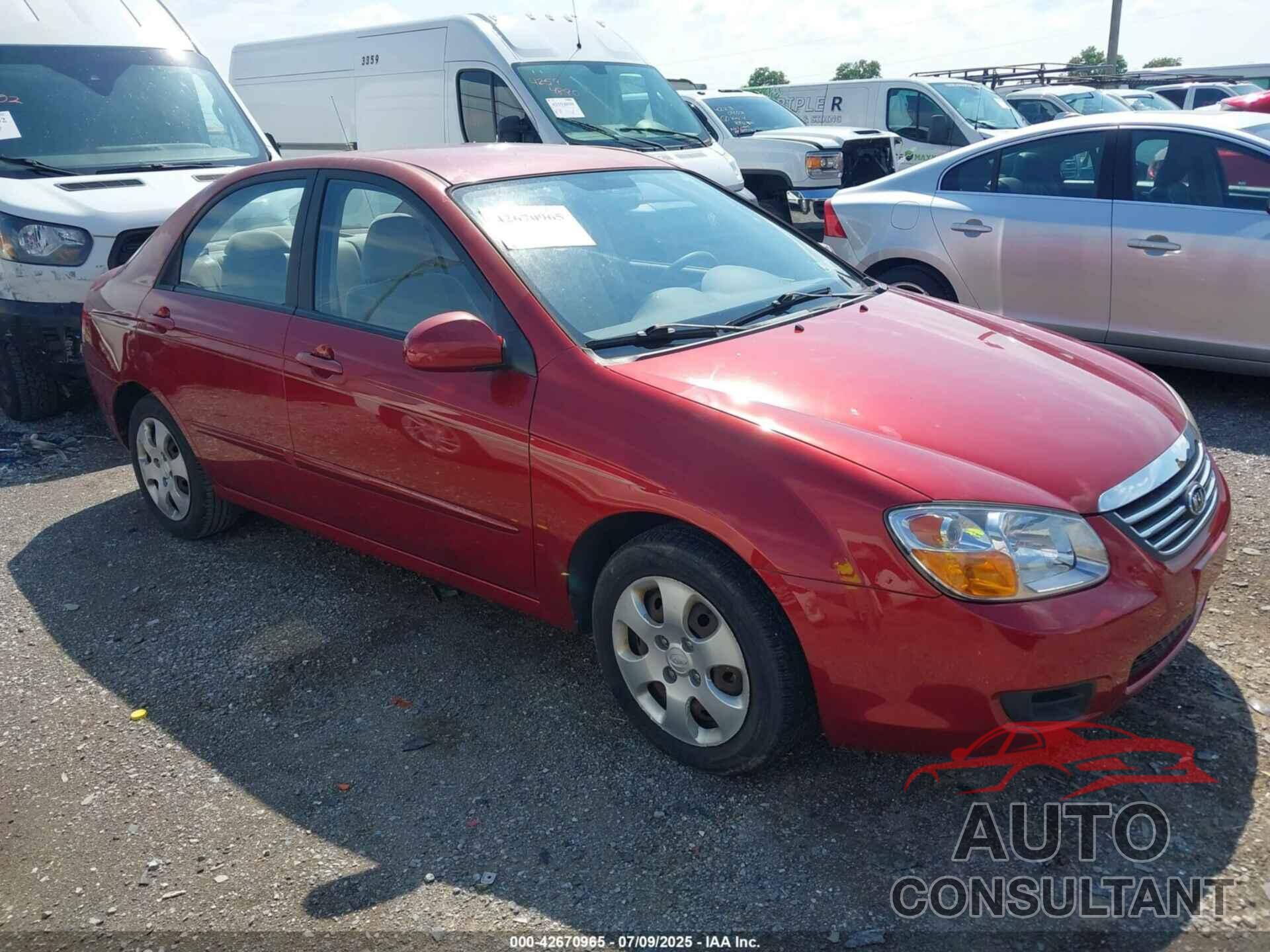 KIA SPECTRA 2009 - KNAFE222195660101