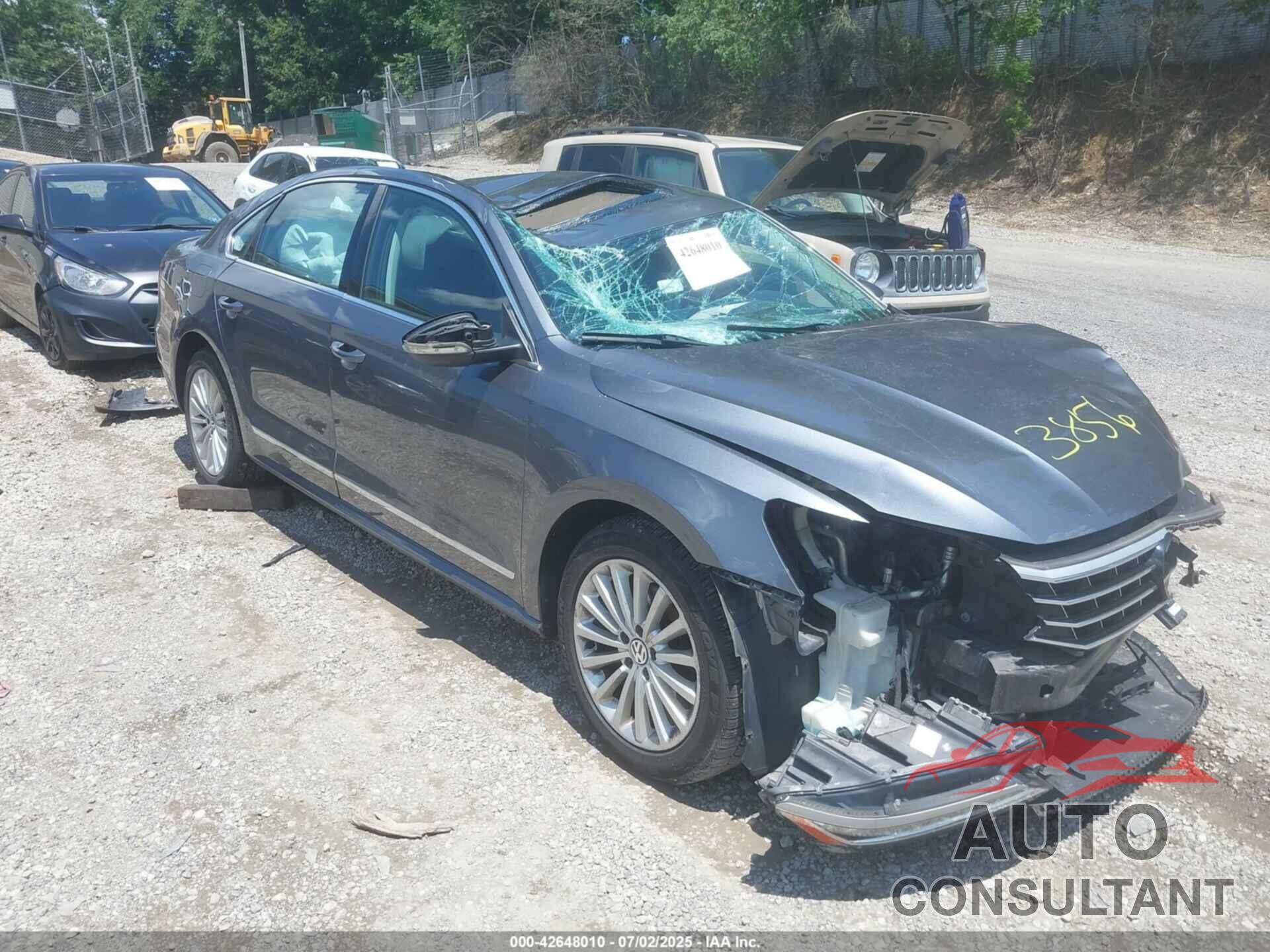 VOLKSWAGEN PASSAT 2016 - 1VWBT7A39GC043856
