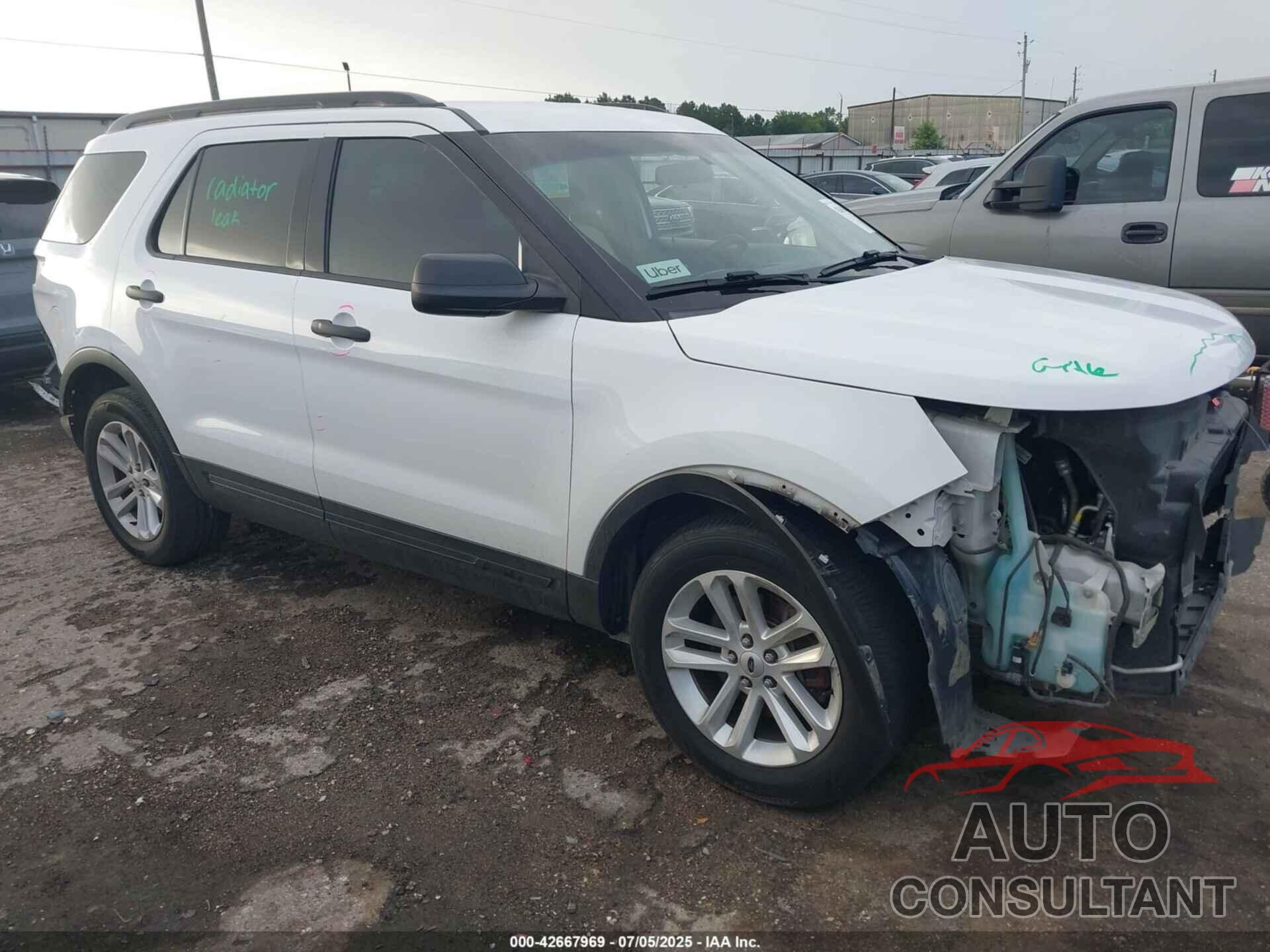 FORD EXPLORER 2017 - 1FM5K7B82HGB45146