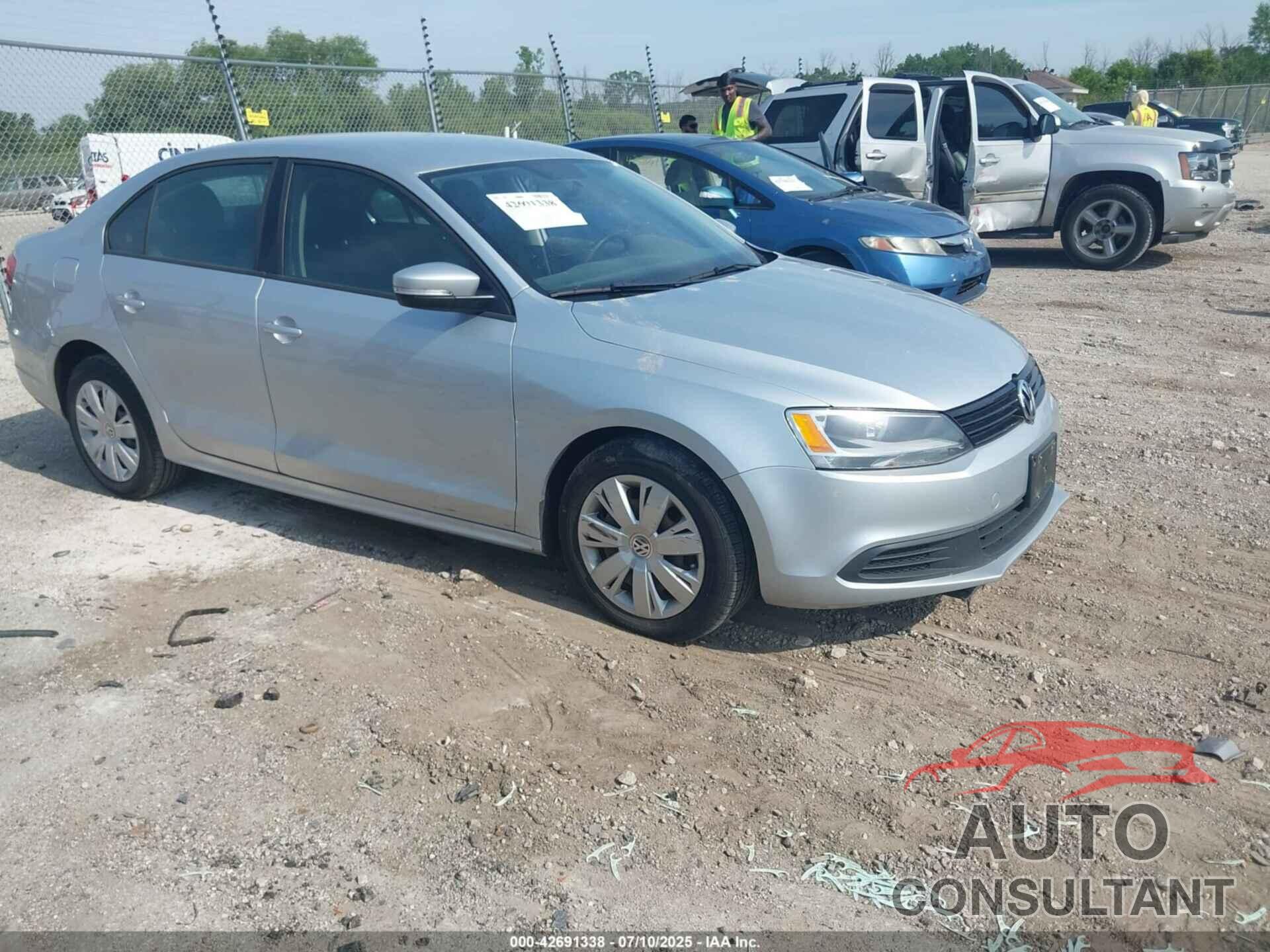 VOLKSWAGEN JETTA 2012 - 3VWBP7AJ3CM078193