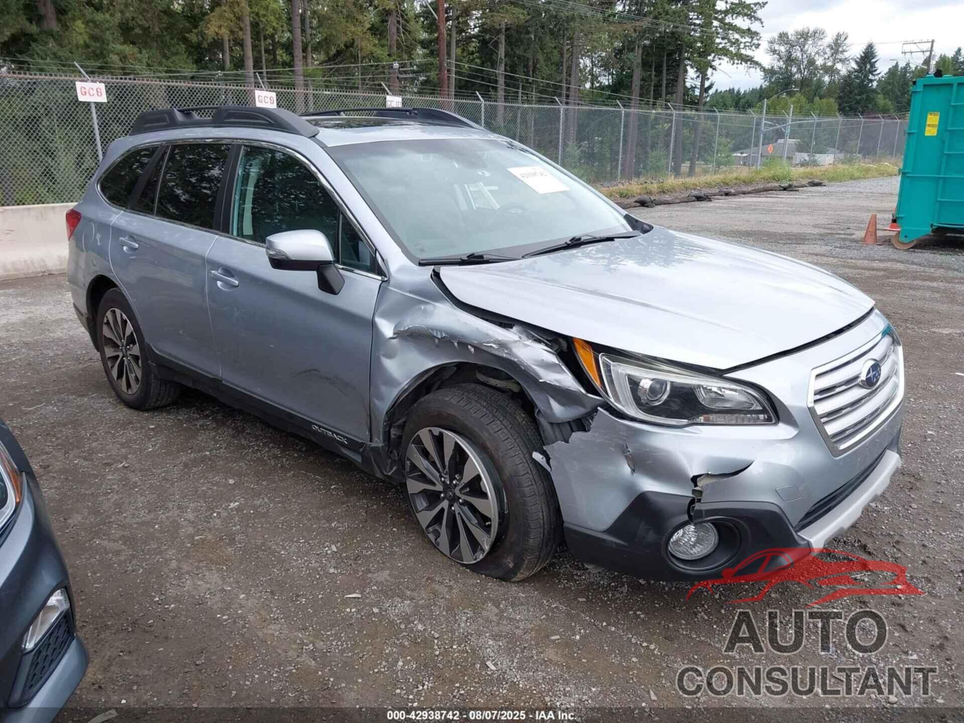 SUBARU OUTBACK 2017 - 4S4BSANCXH3298008