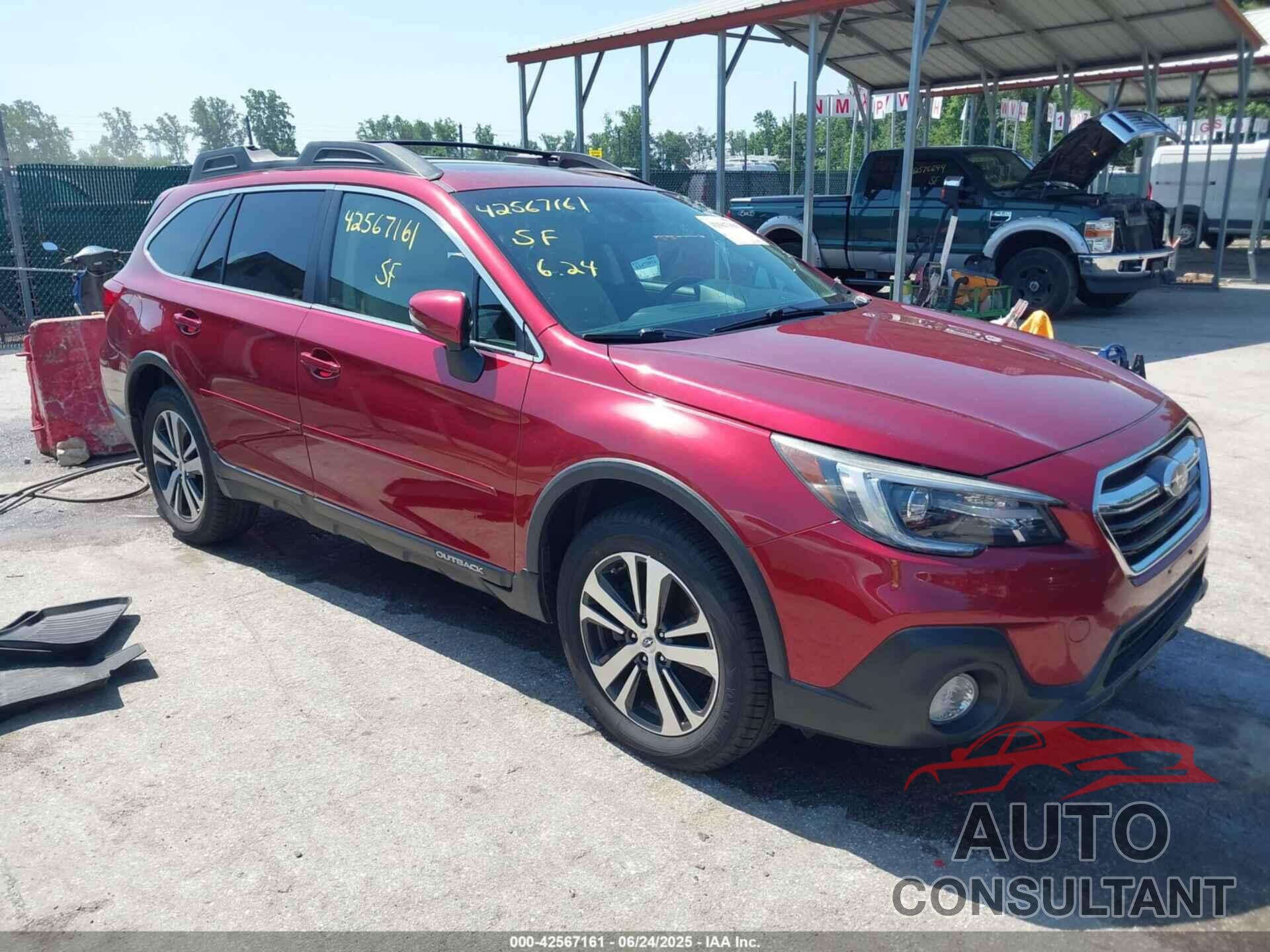 SUBARU OUTBACK 2019 - 4S4BSENC0K3301237
