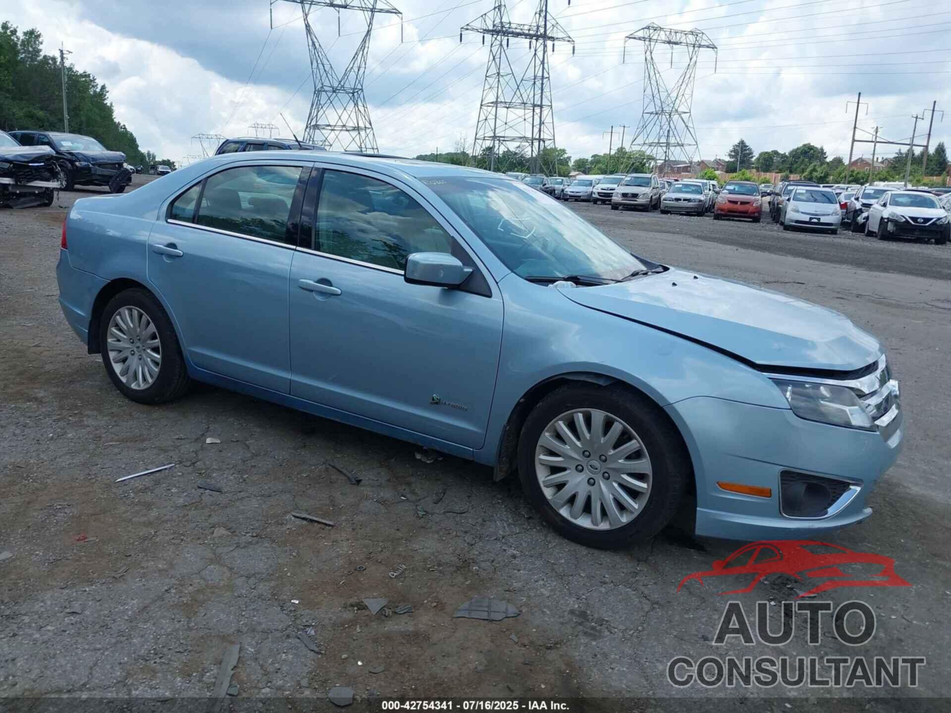 FORD FUSION HYBRID 2010 - 3FADP0L34AR294982