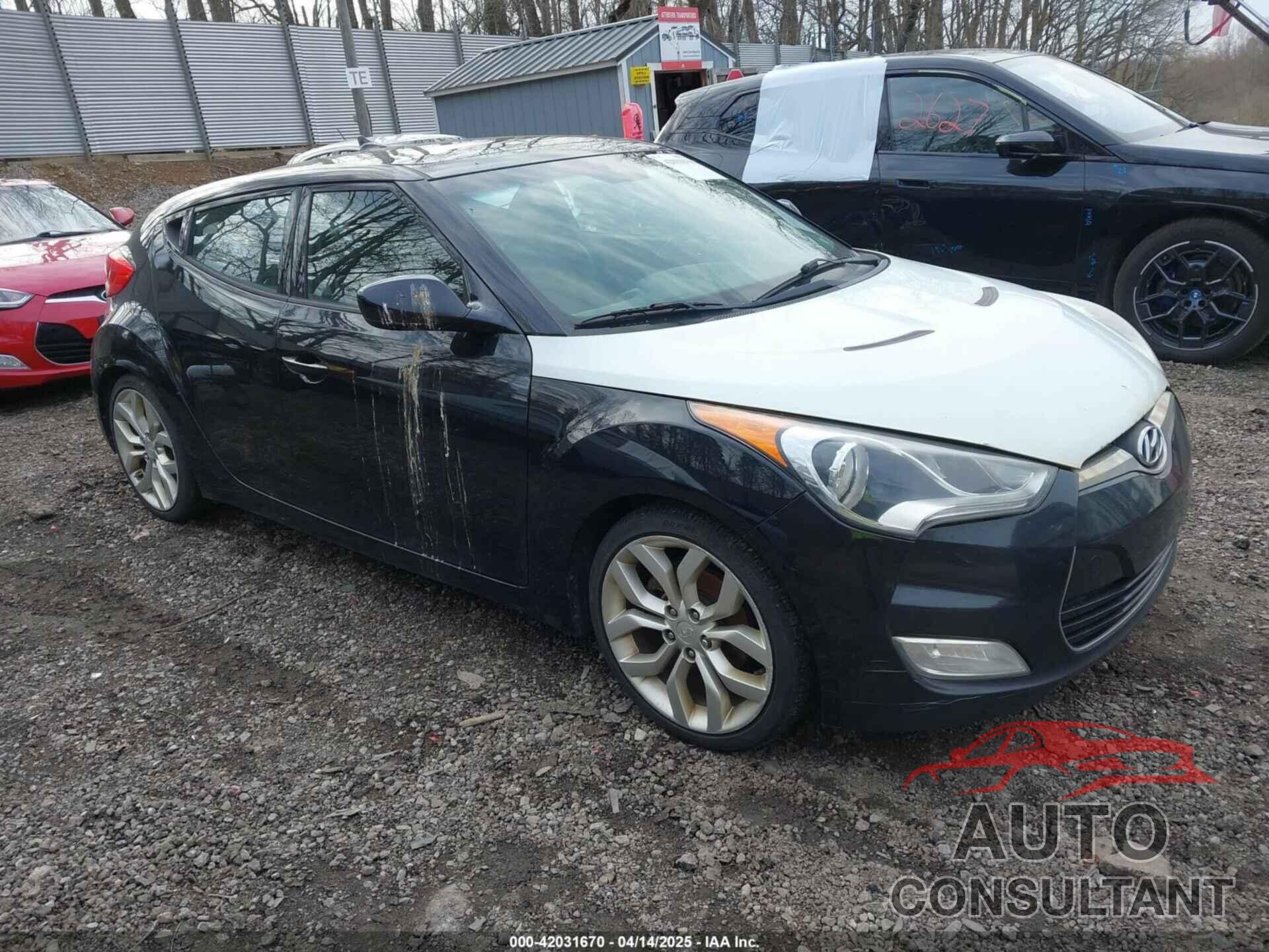 HYUNDAI VELOSTER 2012 - KMHTC6AD6CU020657