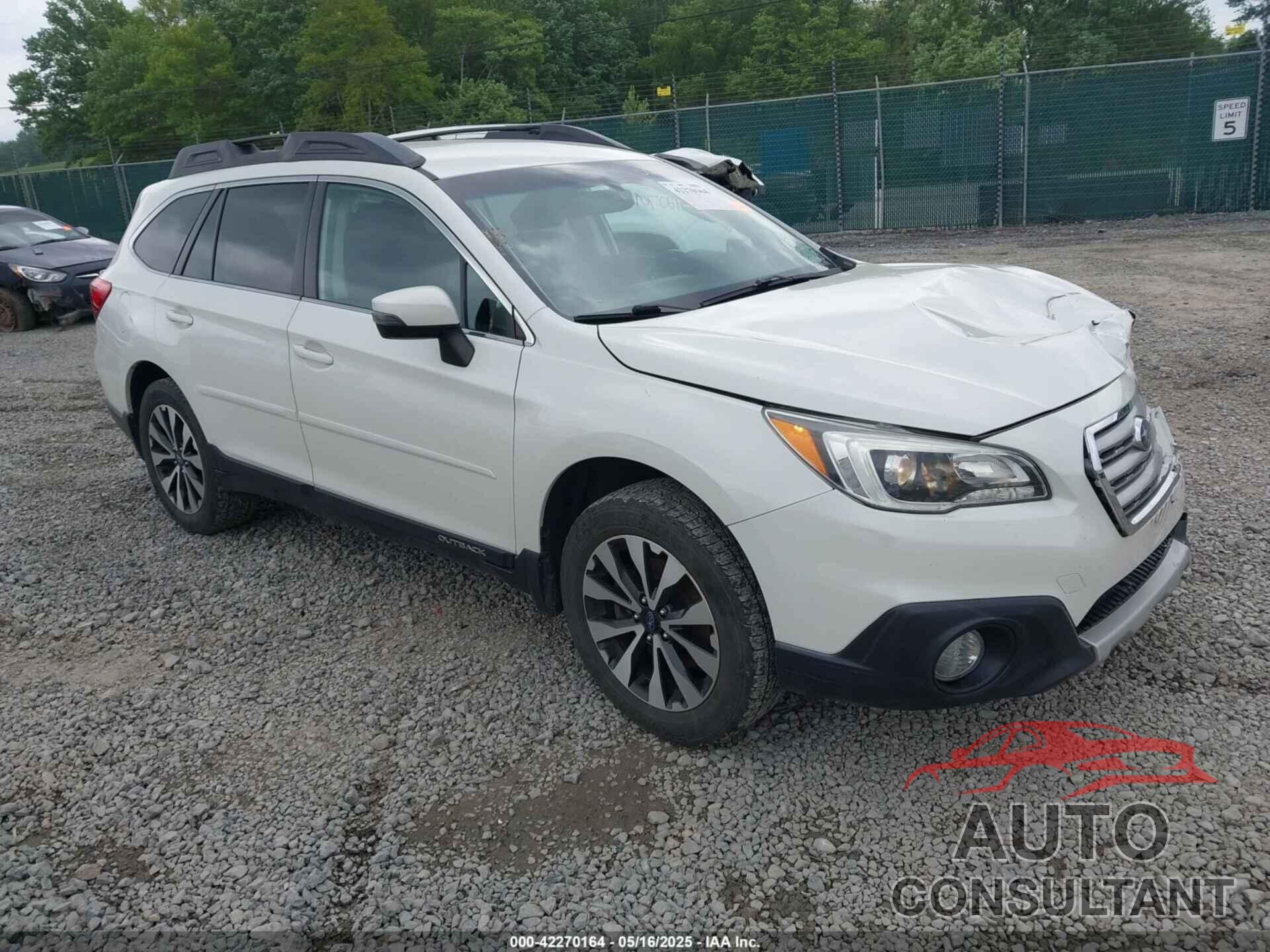 SUBARU OUTBACK 2016 - 4S4BSBJC6G3298632