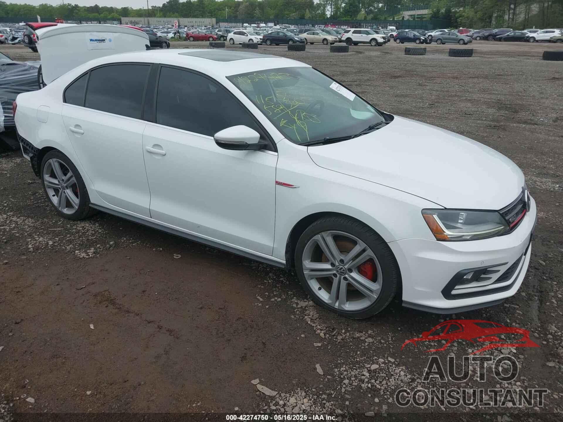 VOLKSWAGEN JETTA 2017 - 3VW4T7AJ8HM349230