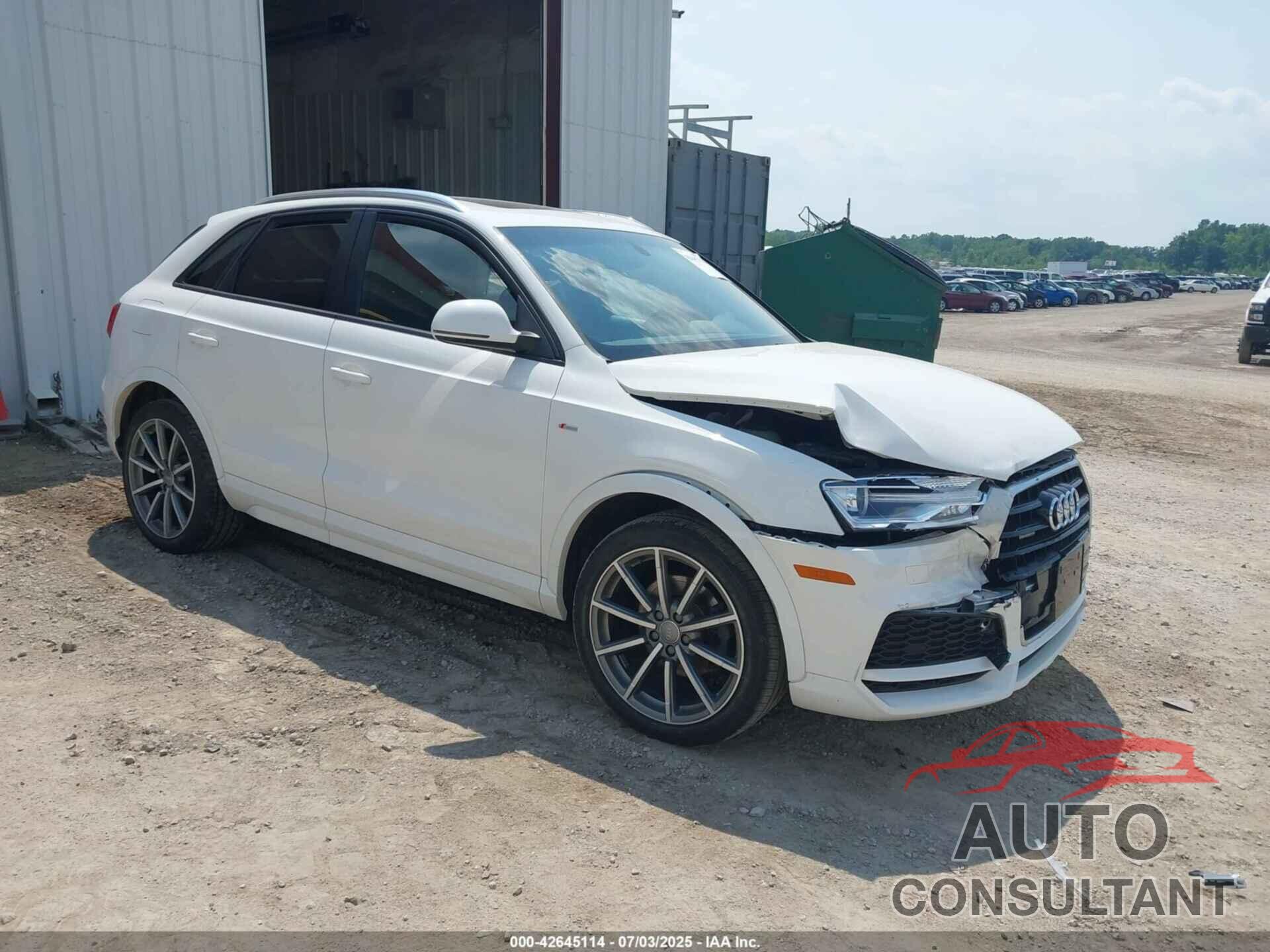 AUDI Q3 2018 - WA1ECCFS3JR022041