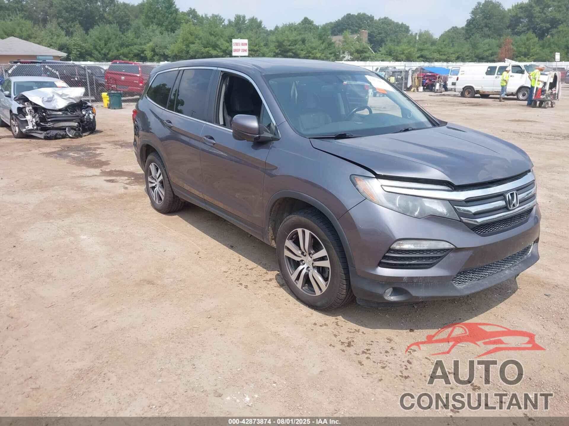 HONDA PILOT 2017 - 5FNYF6H56HB031478