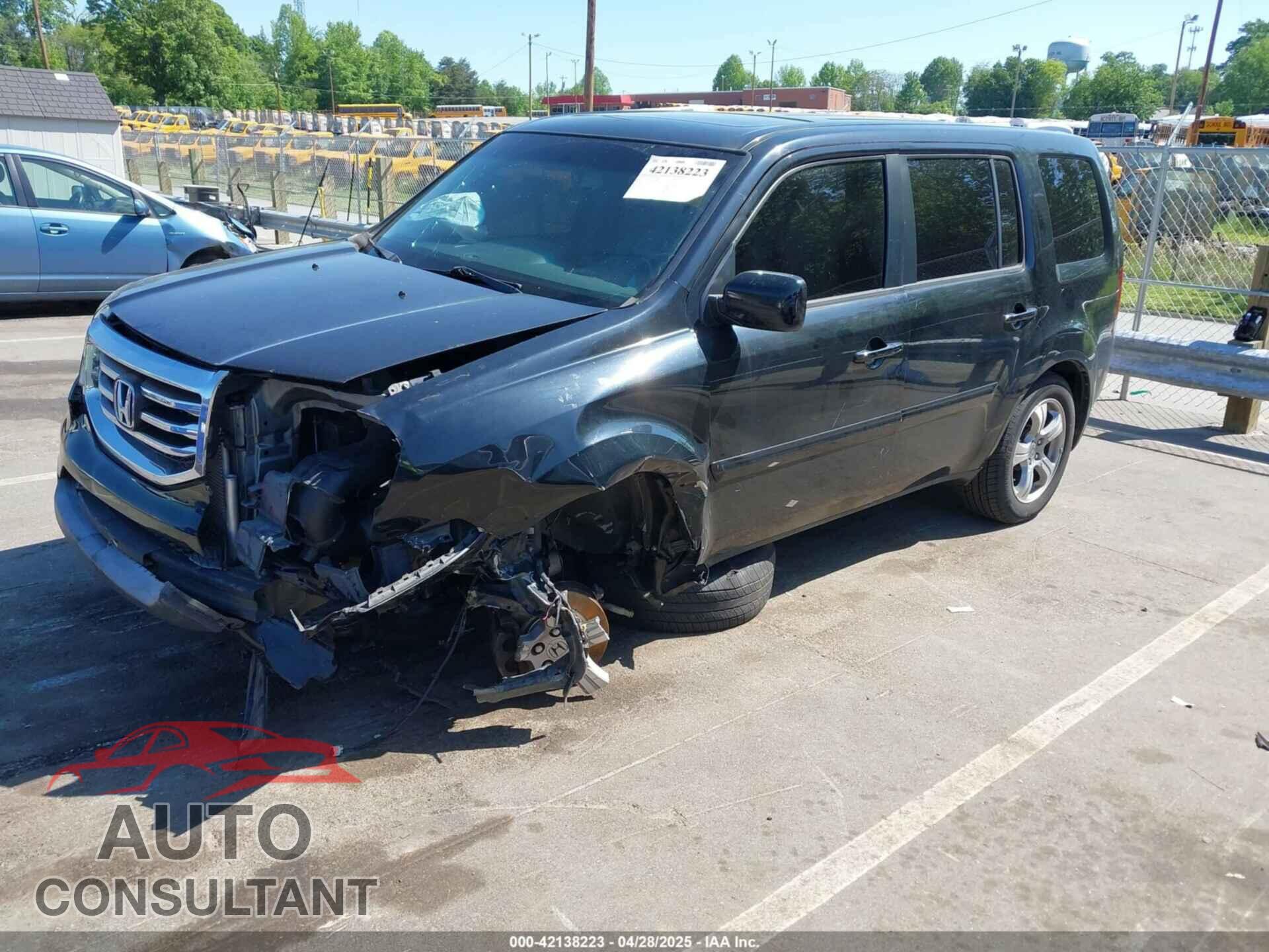HONDA PILOT 2012 - 5FNYF4H71CB056805