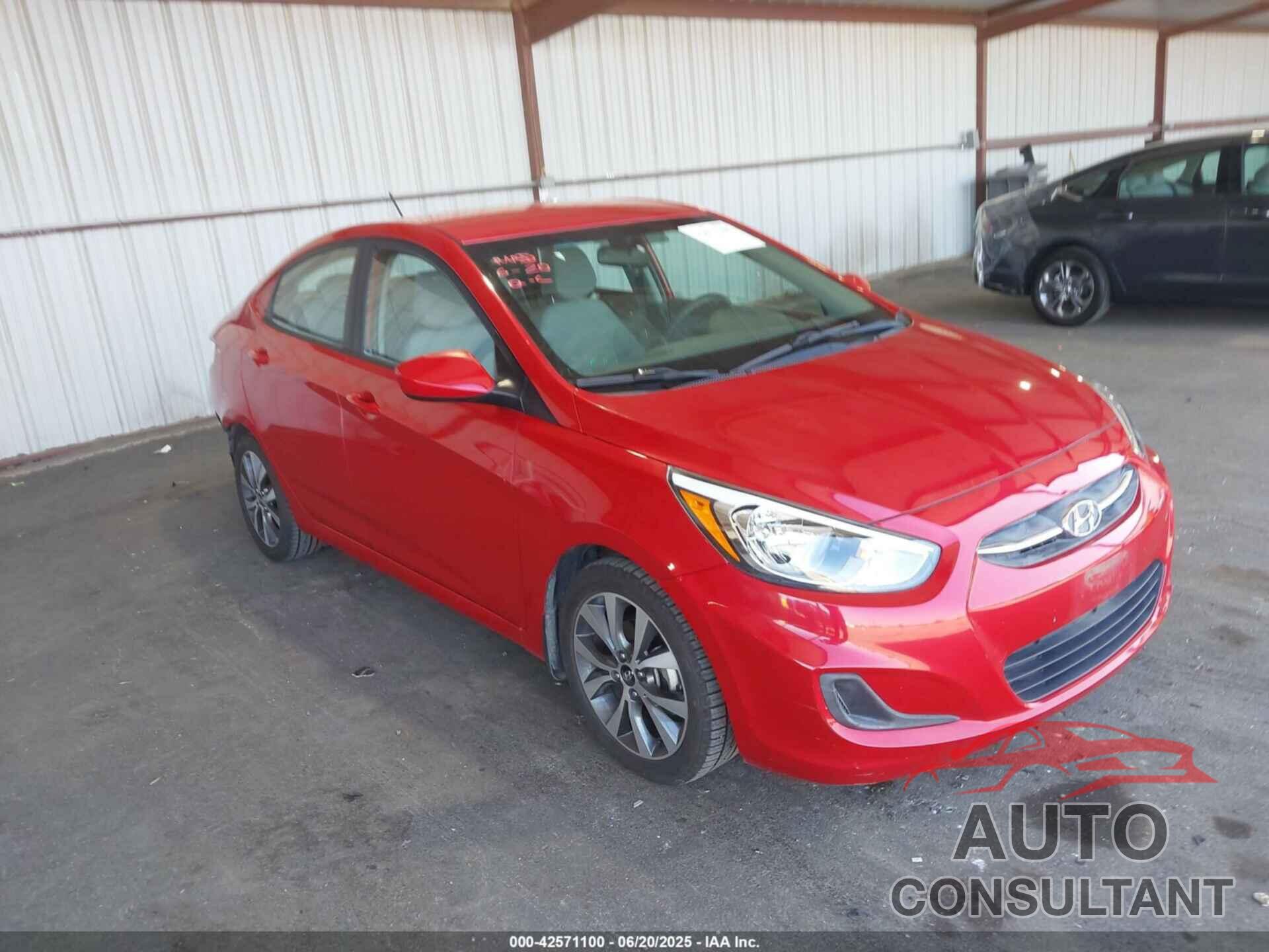 HYUNDAI ACCENT 2017 - KMHCT4AEXHU349592