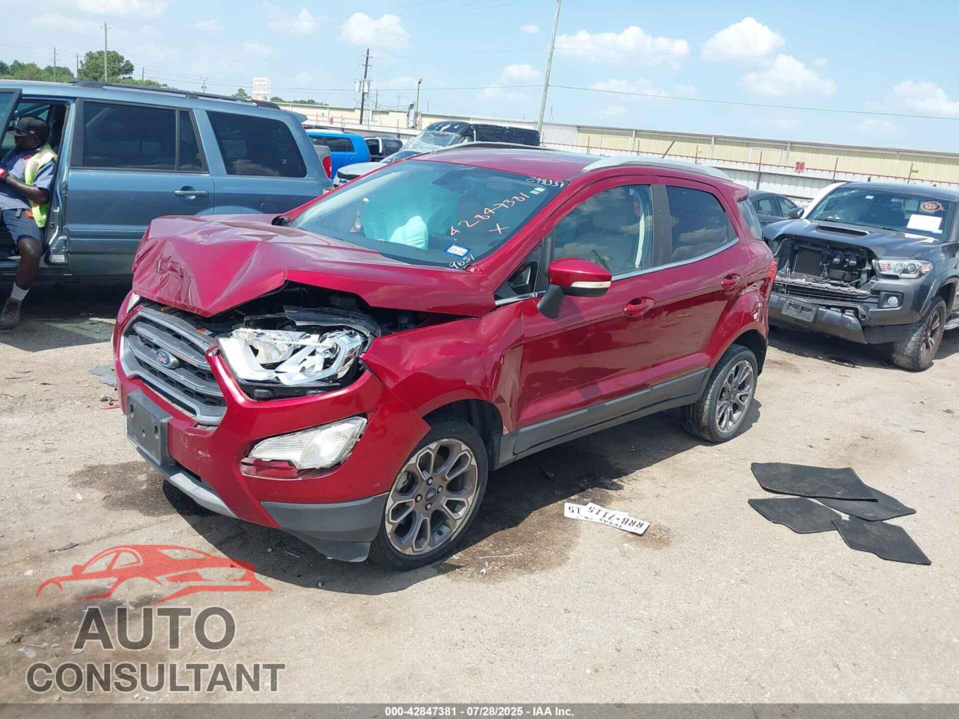 FORD ECOSPORT 2019 - MAJ6S3KL2KC279651