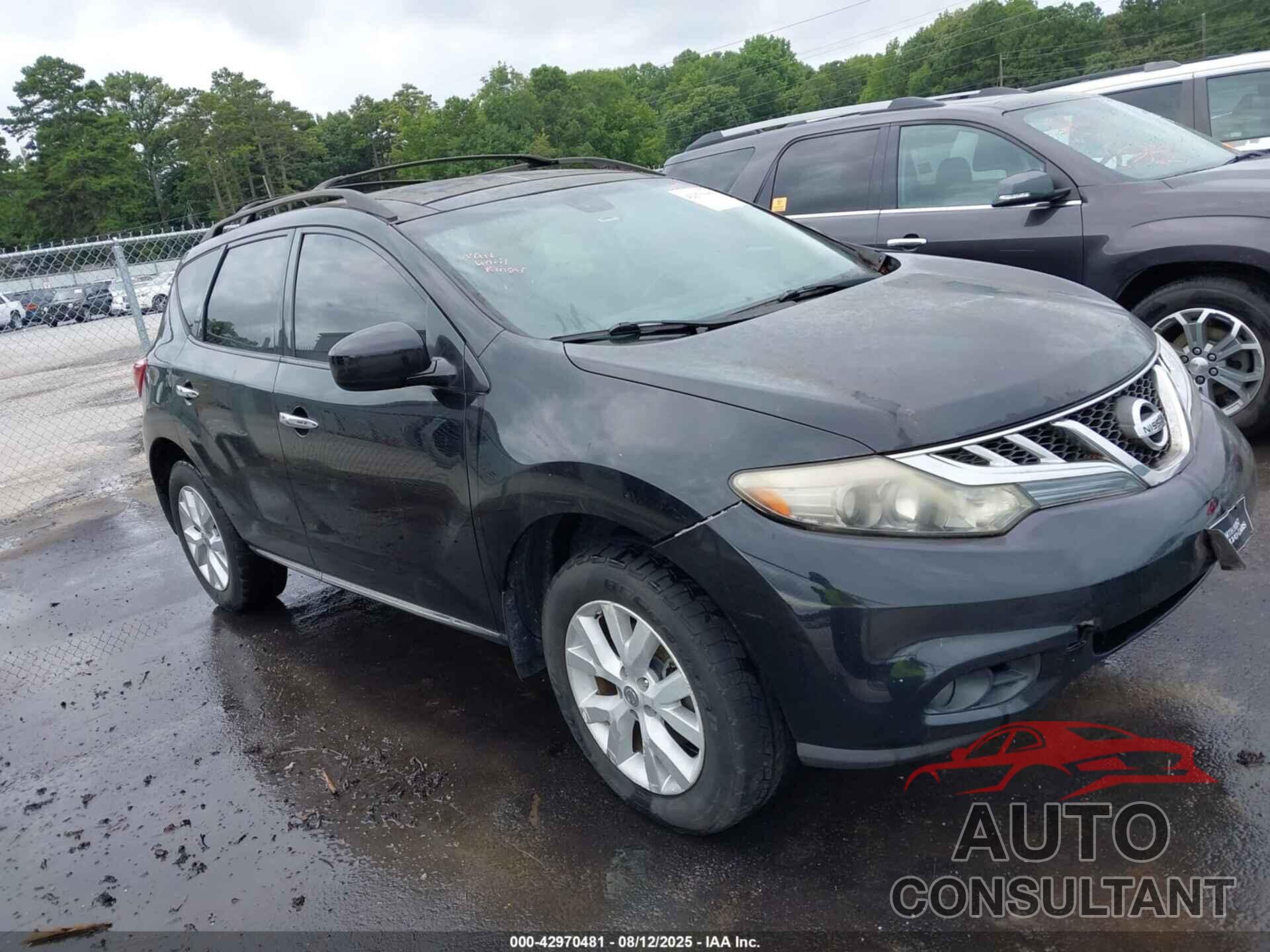 NISSAN MURANO 2012 - JN8AZ1MW6CW228623