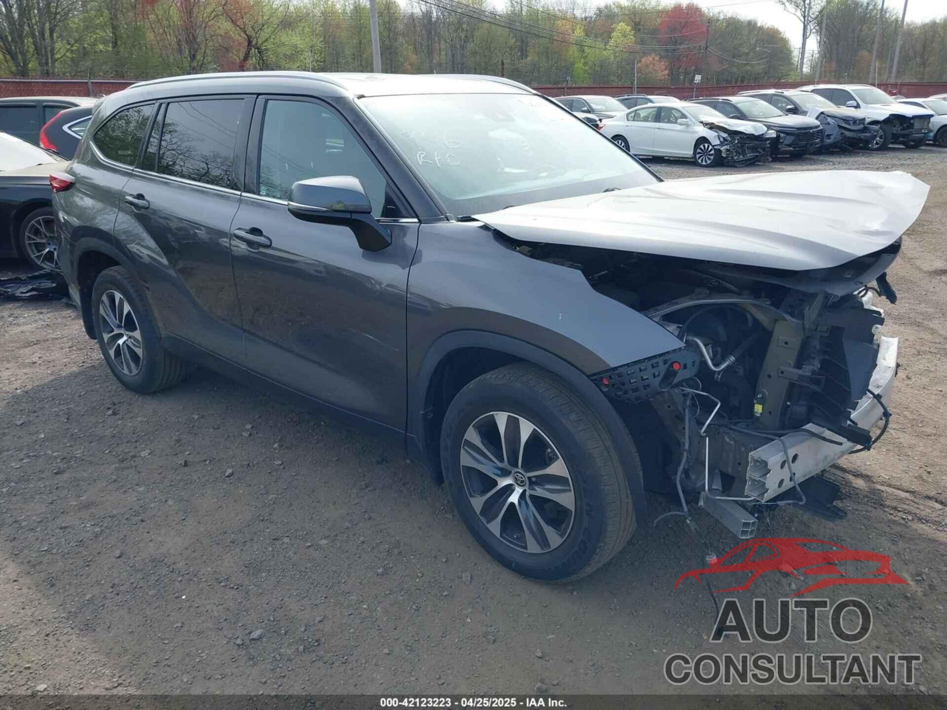 TOYOTA HIGHLANDER 2021 - 5TDGZRBH6MS075994