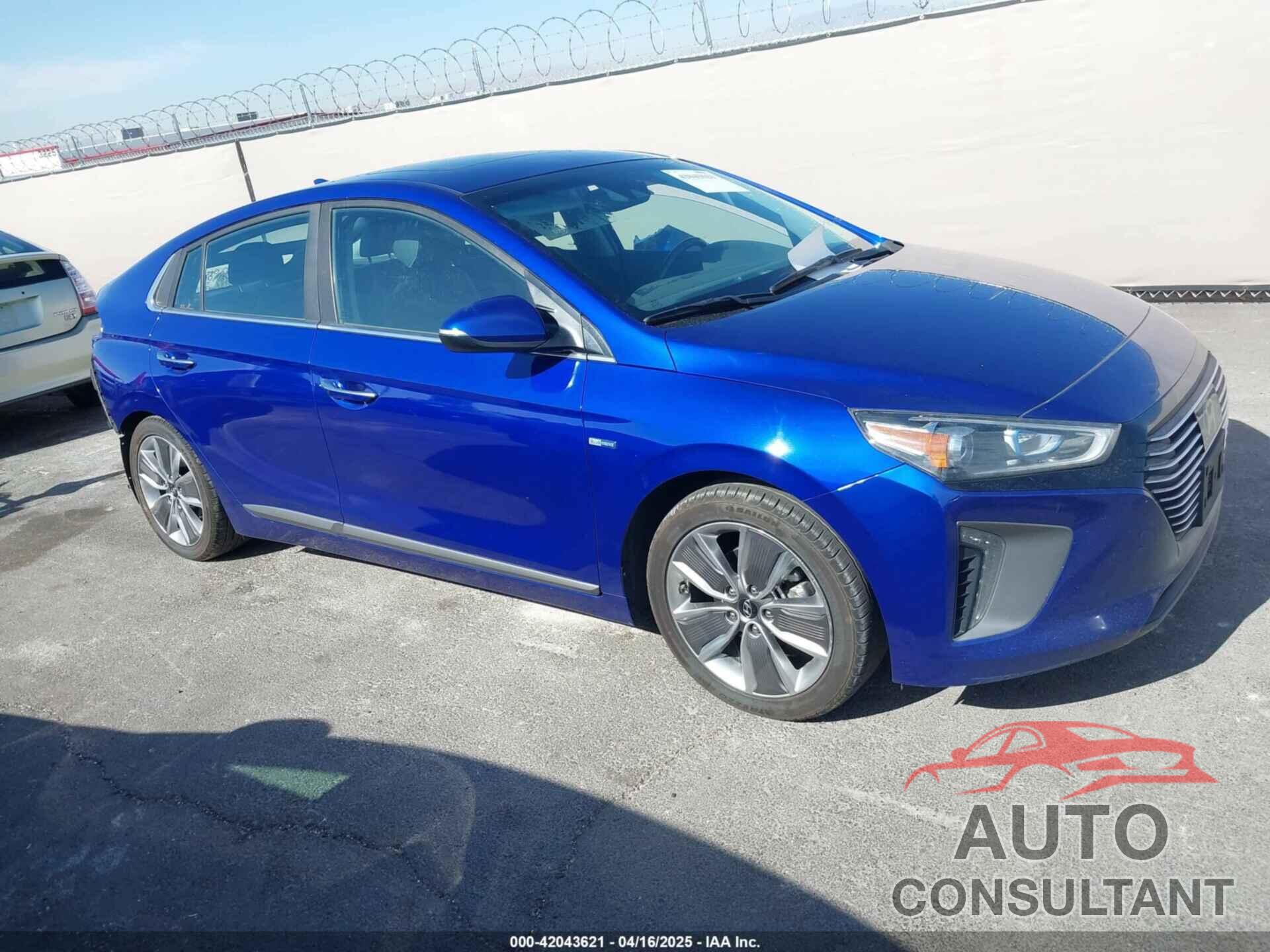 HYUNDAI IONIQ HYBRID 2019 - KMHC05LC7KU137282