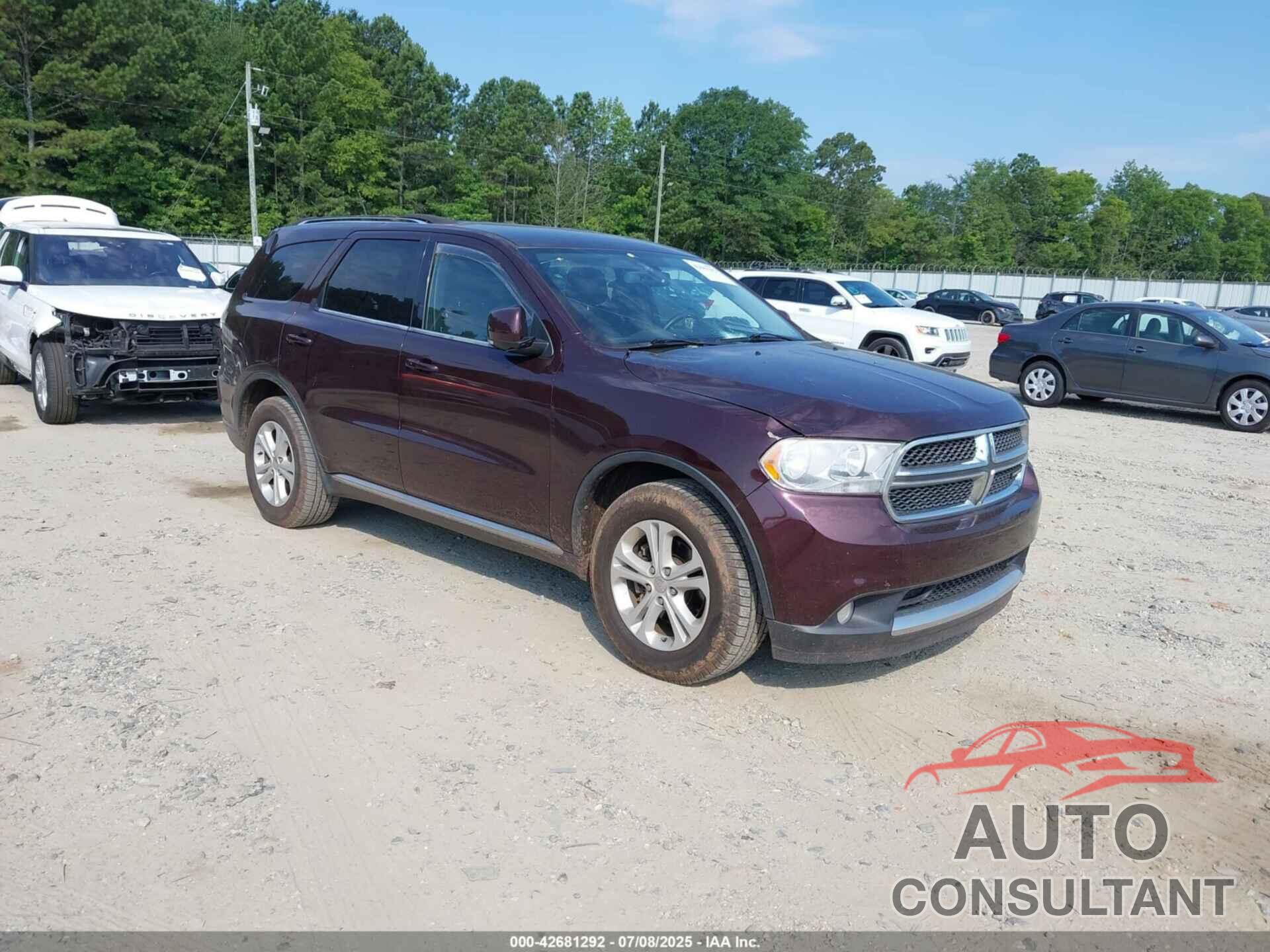 DODGE DURANGO 2012 - 1C4RDHDG1CC275493
